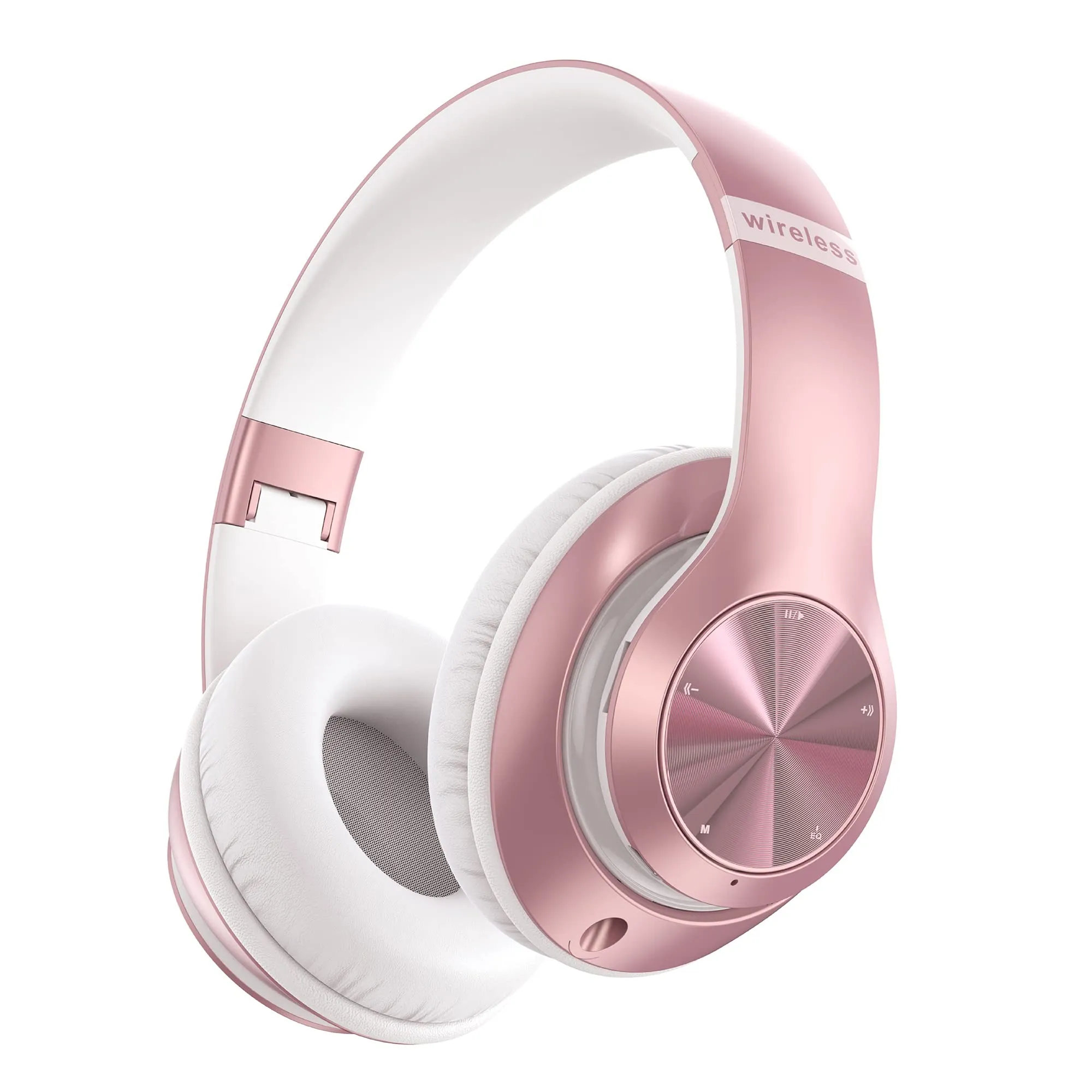 Cuffie Wireless Bluetooth, 60 Ore Di Riproduzione Cuffie Over Ear 6 EQ Modalità di Suono, Cuffie Senza Fili Stereo HiFi con Microfono, SD/TF, FM, Cuffie Bluetooth 5.0 per Viaggio, Studio, Ufficio