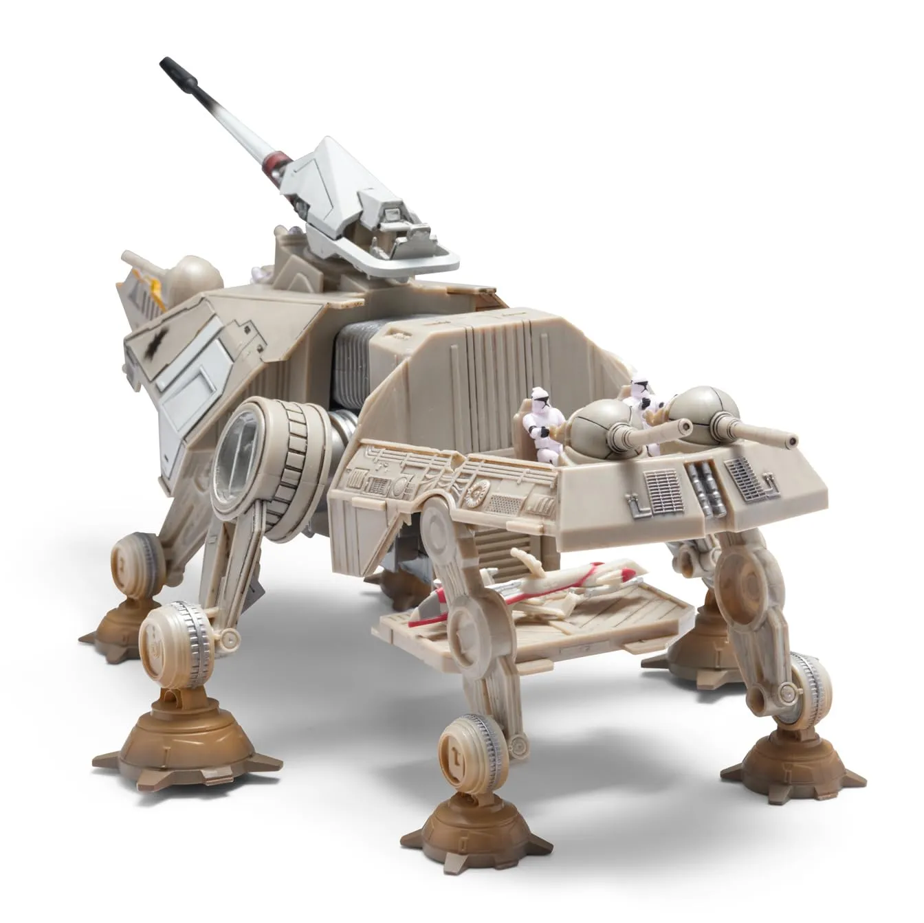 Star Wars™ Micro Galaxy Squadron AT-TE - Veicolo a sei zampe da 9" con Speeder da 6,3 cm e cinque accessori per micro figure da 1"