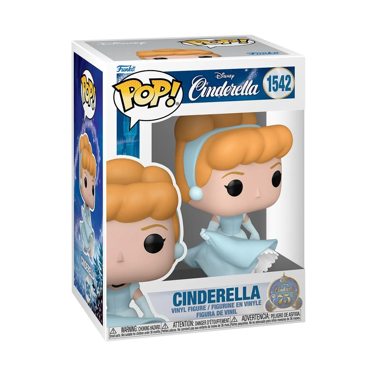Funko Pop! Disney: Cinderellas 75th - Cinderella- Figura in Vinile da Collezione - Idea Regalo - Merchandising Ufficiale - Giocattoli per Bambini e Adulti - Movies Fans