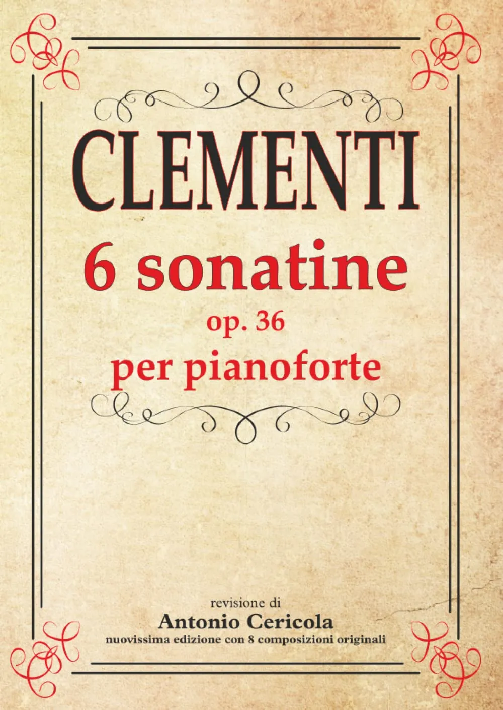 CLEMENTI: 6 Sonatine op. 36 per pianoforte