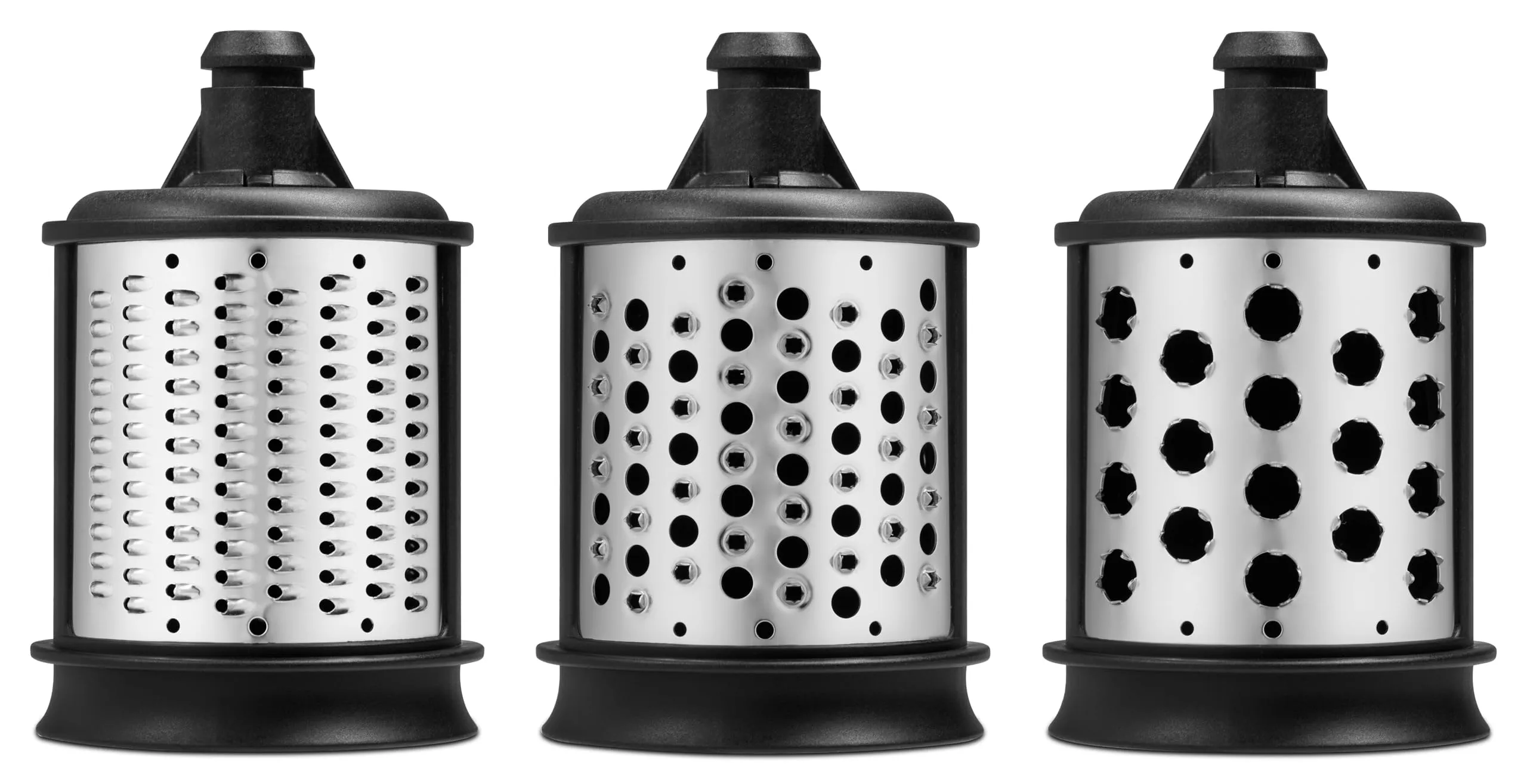 KitchenAid 5KSMEMVSC Set di 3 cilindri opzionali per Accessorio grattugia a cilindri 5KSMVSA