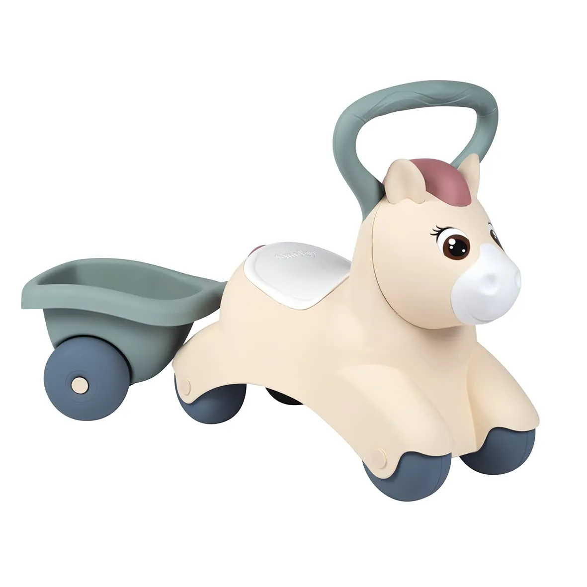 Smoby- Little Baby-Pony-Veicolo scivolante, L, 140502