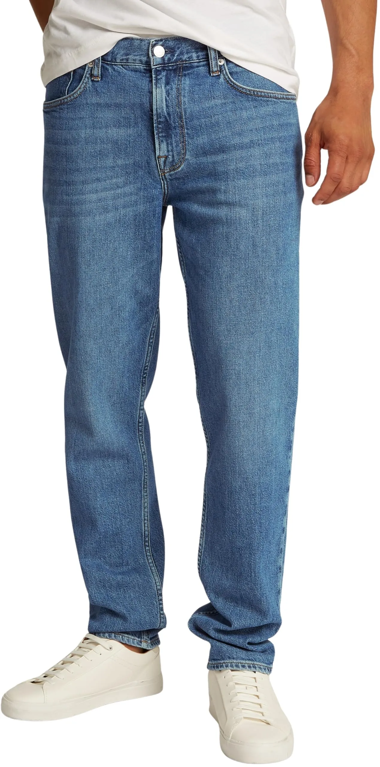 Tommy Hilfiger Uomo Jeans Tapered Roger Indigo Tapered Fit, Blu (Roger Indigo), 32W/38L