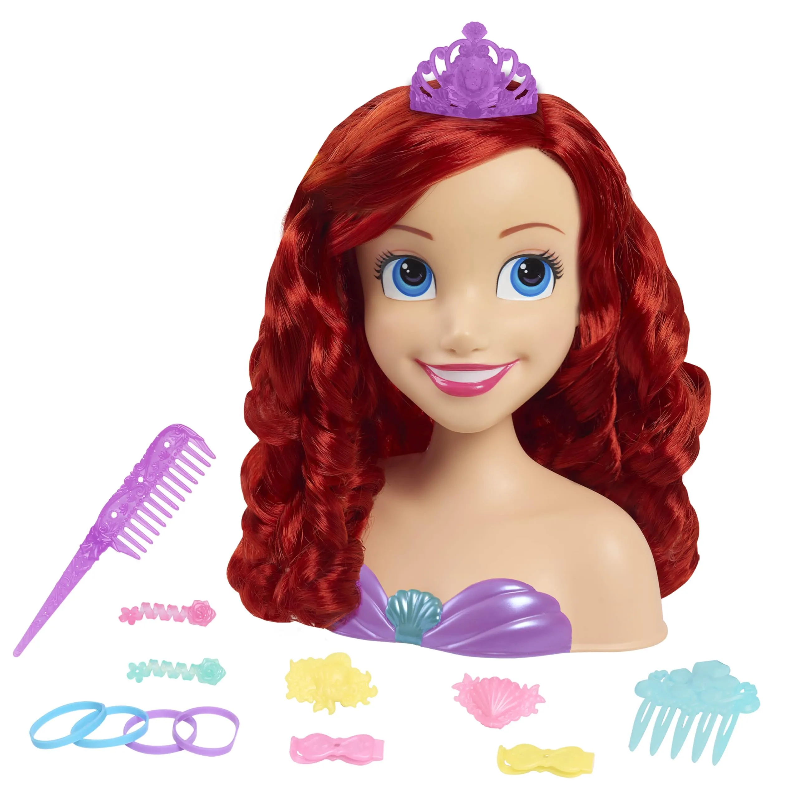Just Play Principesse Disney Basic Ariel Styling Head Styling Heads, dai 3 anni in su