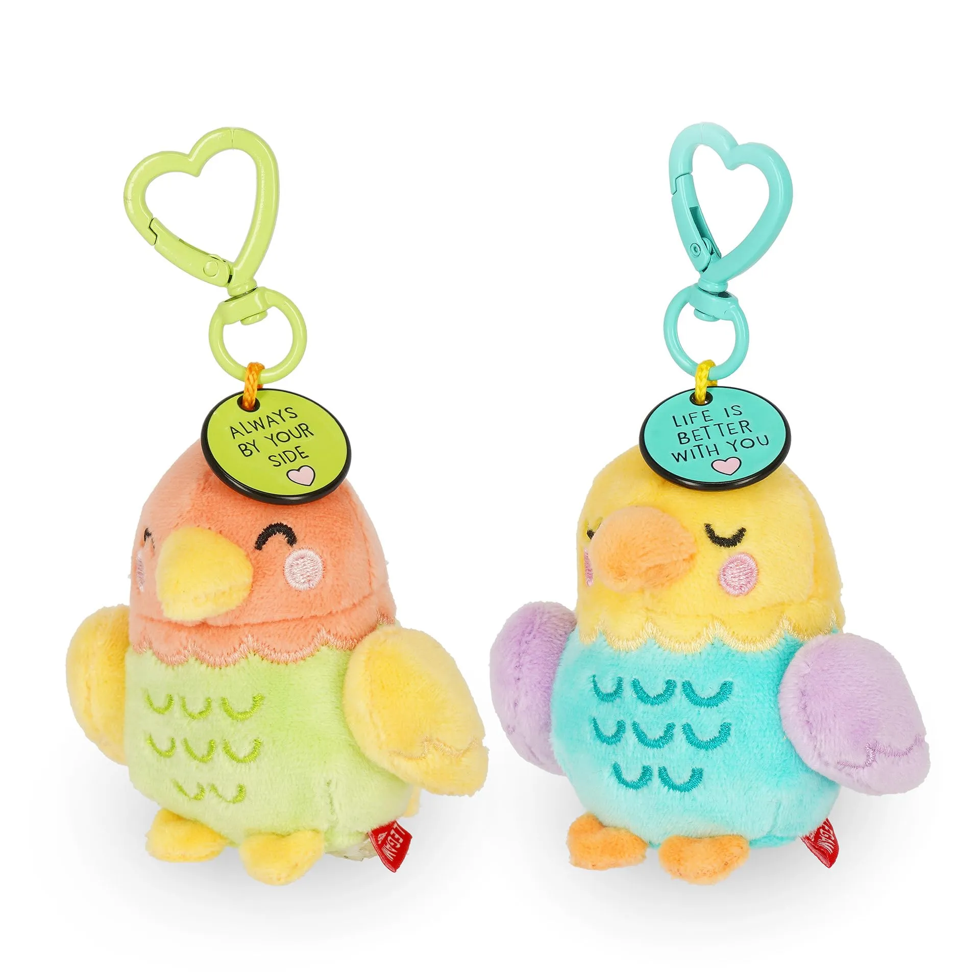 Legami - Set di 2 Portachiavi con Peluche - Super Soft! - Tiny, Edizione Limitata per San Valentino, Regalo Per Coppia