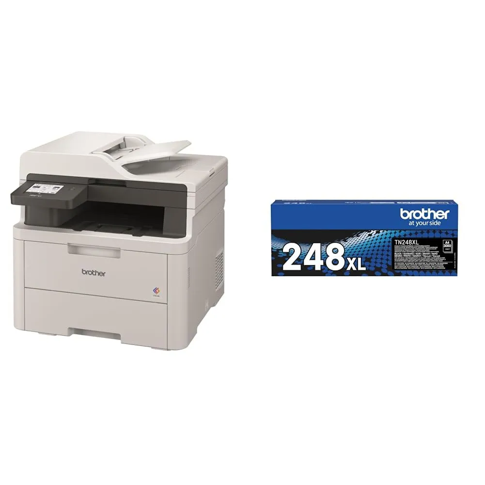 Brother MFCL3740CDWE Multifunzione LED a Colori, 18 ppm TN248BKXL toner nero originale fino a 3.000 pagine