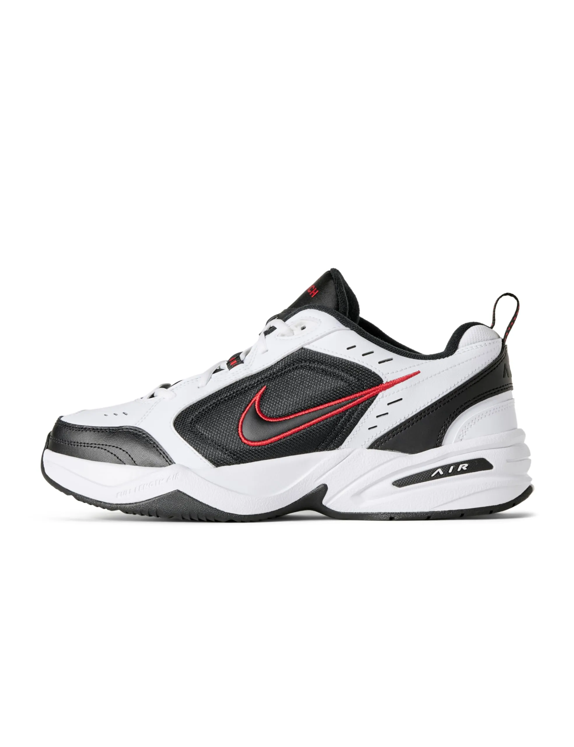 Nike Air Monarch Iv, Scarpe da ginnastica Uomo, Bianco White Black Varsity Red 445, 44.5 EU