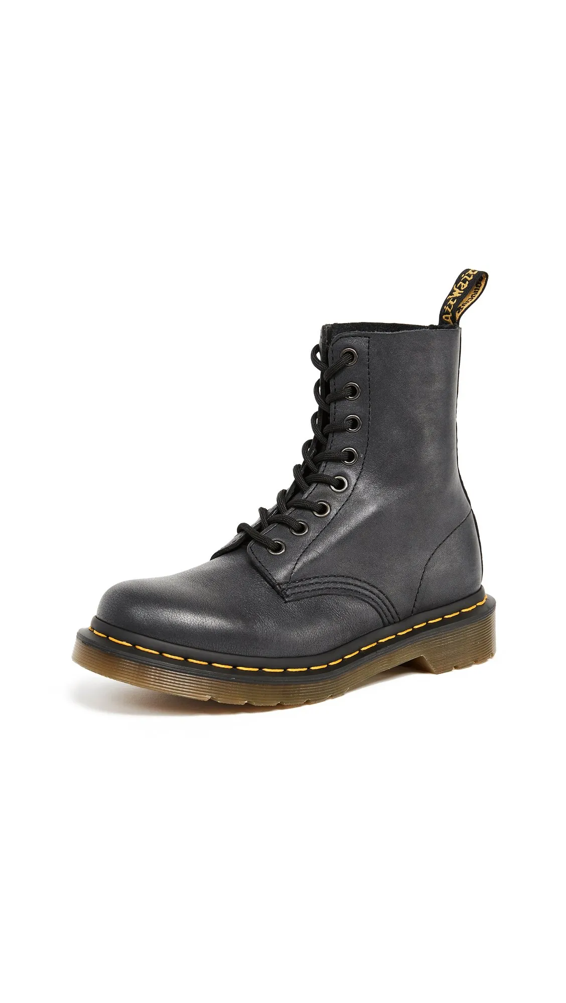 Dr. Martens Pascal Buttero, Sneaker Donna, Nero Black Virginia, 37 EU