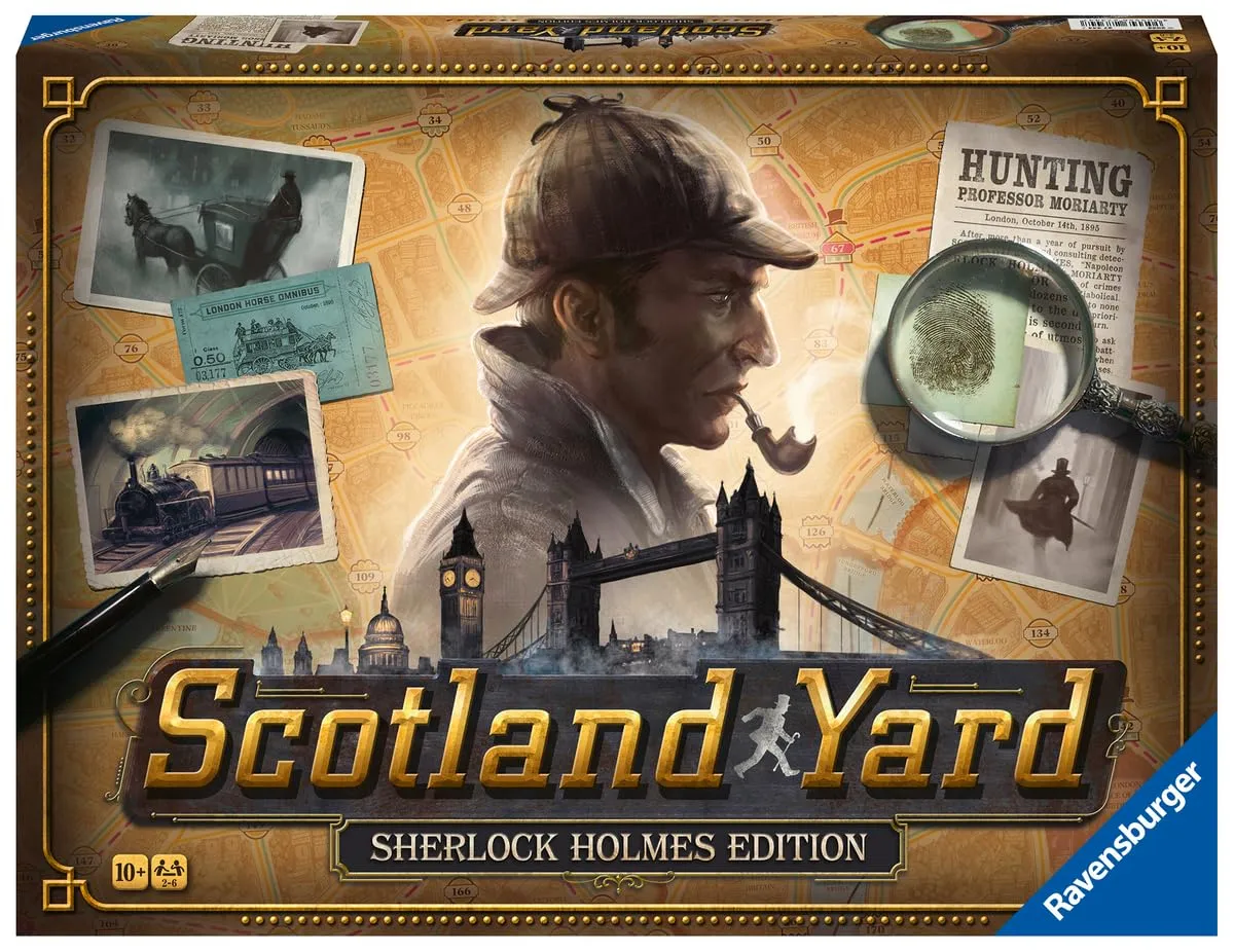 Ravensburger - Scotland Yard Sherlock Holmes | Giochi Da Tavolo Adulti | Giochi Di Società | Regalo Bambino 10 Anni | 2-6 Giocatori | Gioco Da Tavola 10+ Anni