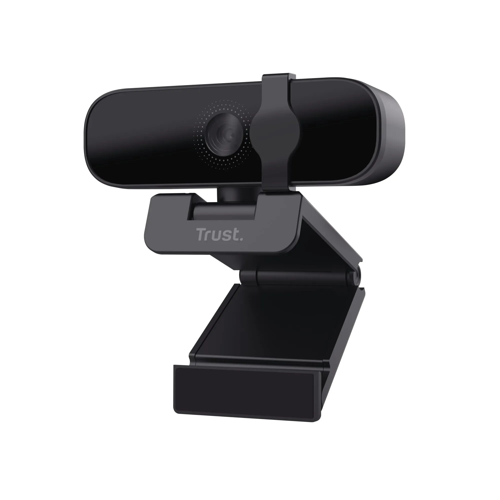 Trust Oran 1080p Webcam PC con Microfono, Web Camera PC USB con Filtro Privacy, Fuoco Fisso 30 FPS, Plastica Riciclata 85%, Videocamera Full HD per Laptop Desktop Mac Windows Skype Zoom Teams