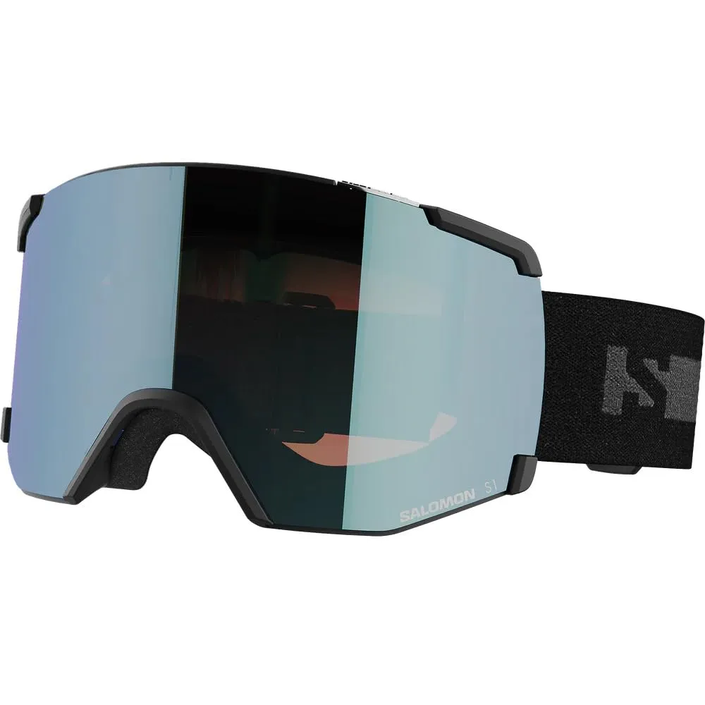 Salomon S/view, Occhiali Sci Snowboard Unisex: Campo Visivo Esteso, Acuità Visiva & Riduzione dell'Abbagliamento, e Fine della Condensa, Nero, Senza Taglia