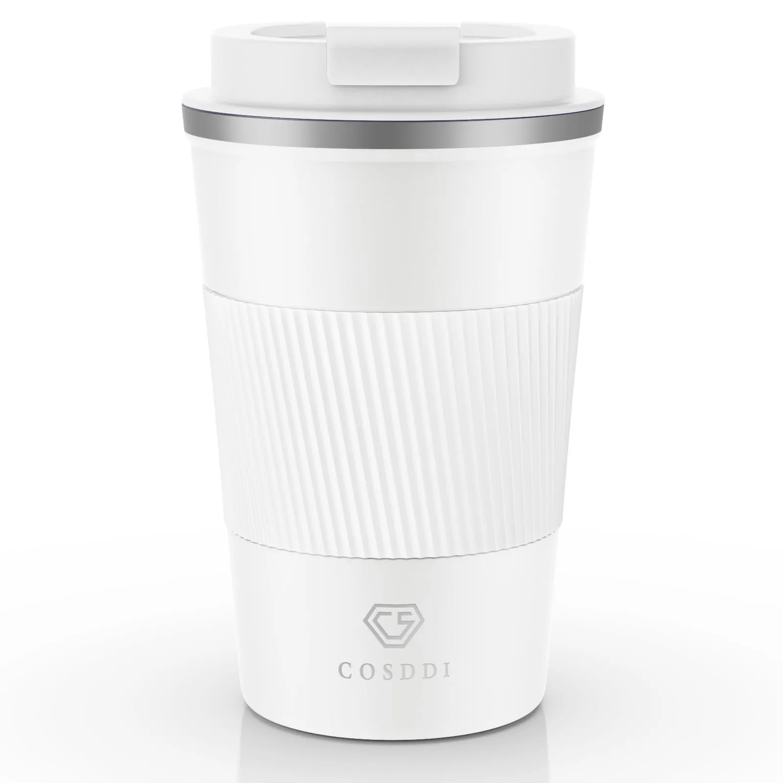 CS COSDDI Tazza Termica,Tazza da Viaggio per Caffe,Beuta da vuoto in acciaio inossidabile,Tazza termica da viaggio con coperchio a prova di perdite -Adatta a Caffe Te e Altre Bevande