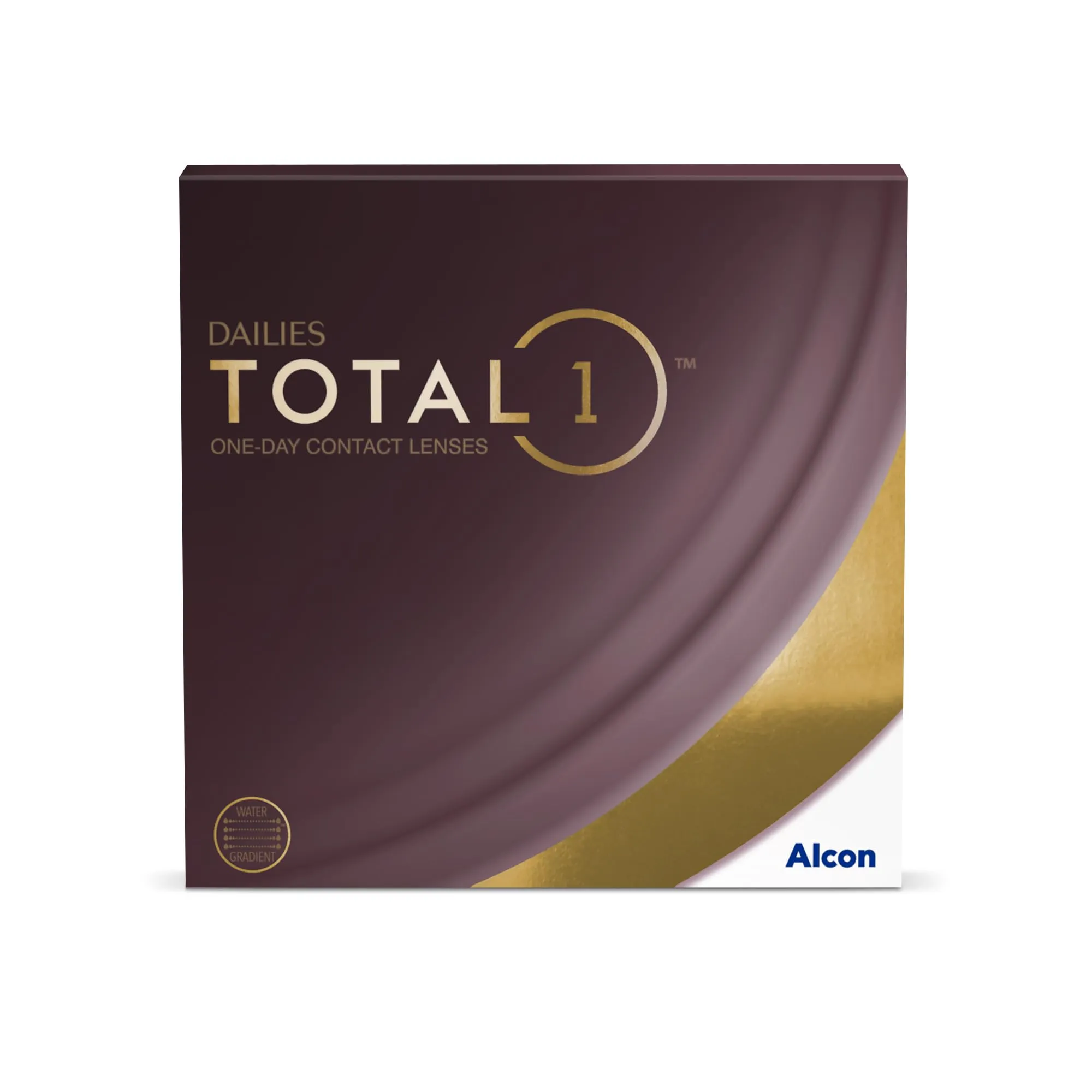 Dailies Total 1 Lenti a Contato Giornaliere, 90 Lenti, BC 8.5 mm, DIA 14.1 mm, -2.25 Diopt