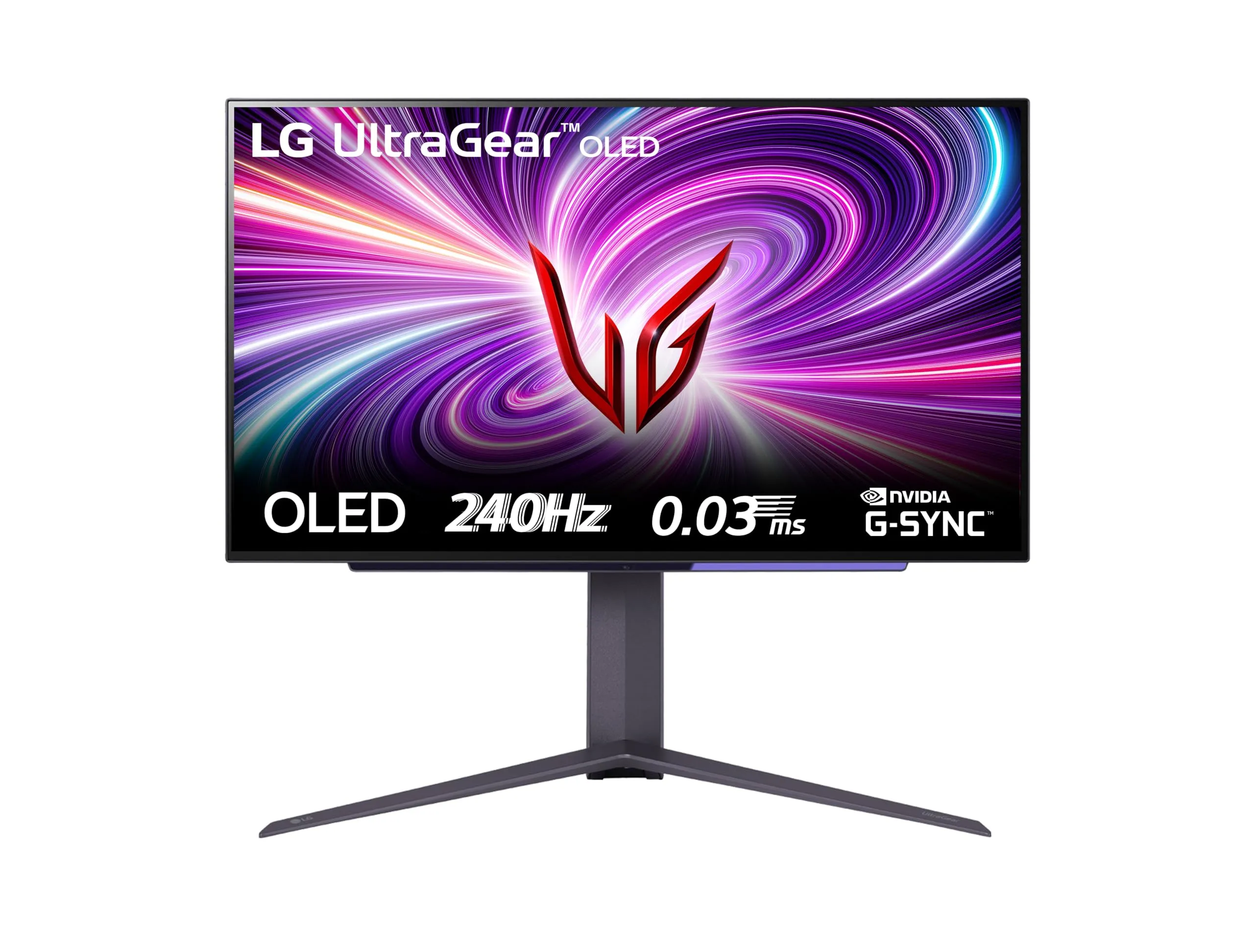 LG UltraGear OLED 27GS93QE Monitor Gaming 27", QHD (2560x1440), OLED, 240Hz, 0,03ms (GtG), G-Sync, FreeSync Premium Pro, HDR 400 True Black, HDMI 2.1, DisplayPort, Nero