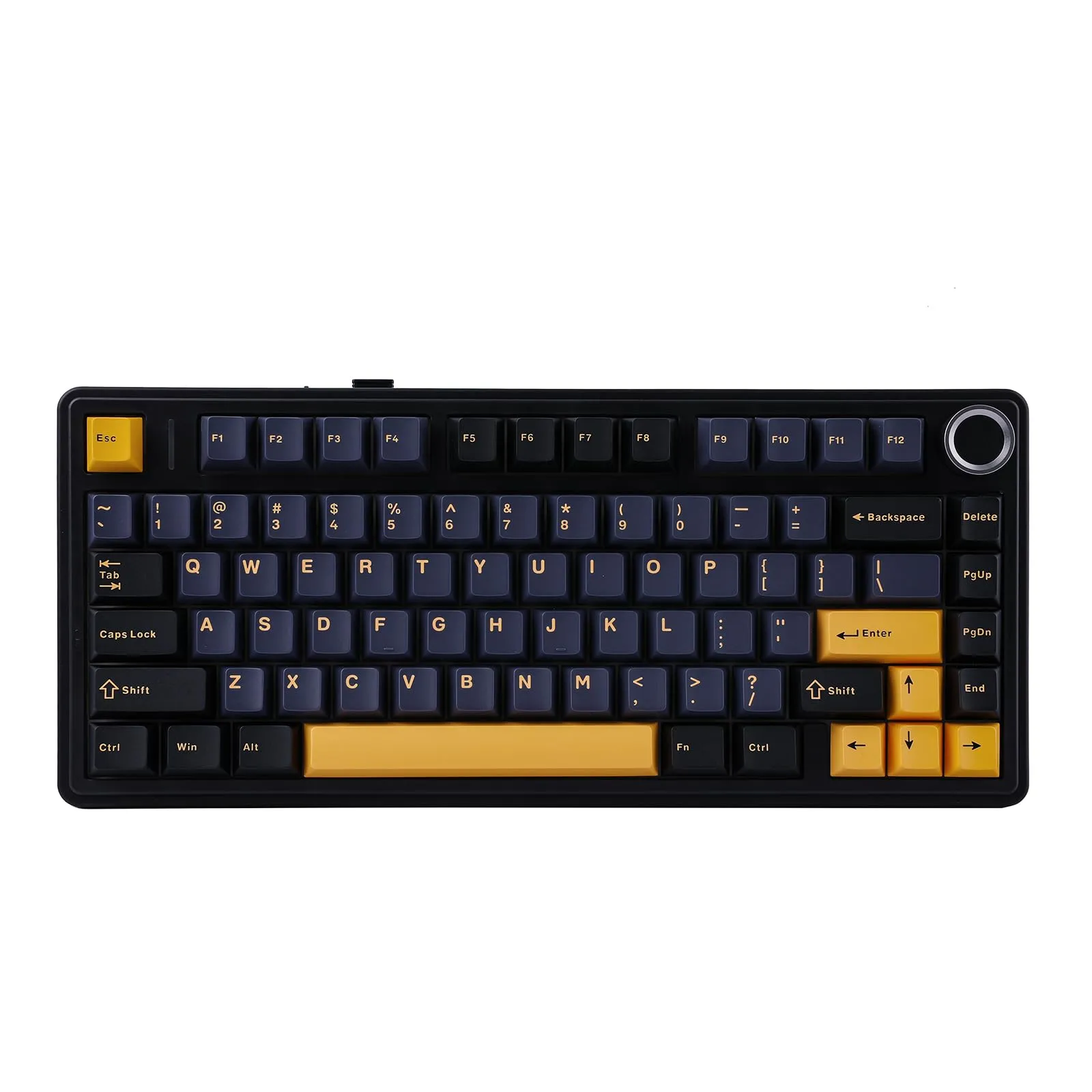 EPOMAKER x Aula F75 Gasket Tastiera Meccanica al 75%, wireless/Bluetooth/USB-C, con cinque strati di pad, manopola, RGB, batteria, NKRO