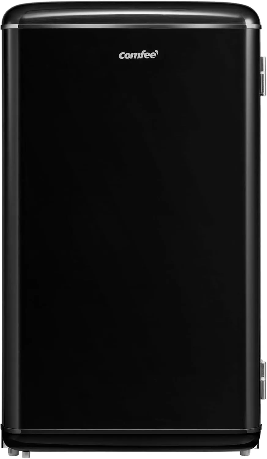 COMFEE' RCD93BL2EURT(E) Frigorifero piccolo 93 L, Design retrò, Mini frigo mona porta, Temperatura regolabile, Silenzioso, Adatto a casa, ufficio e hotel, Nero