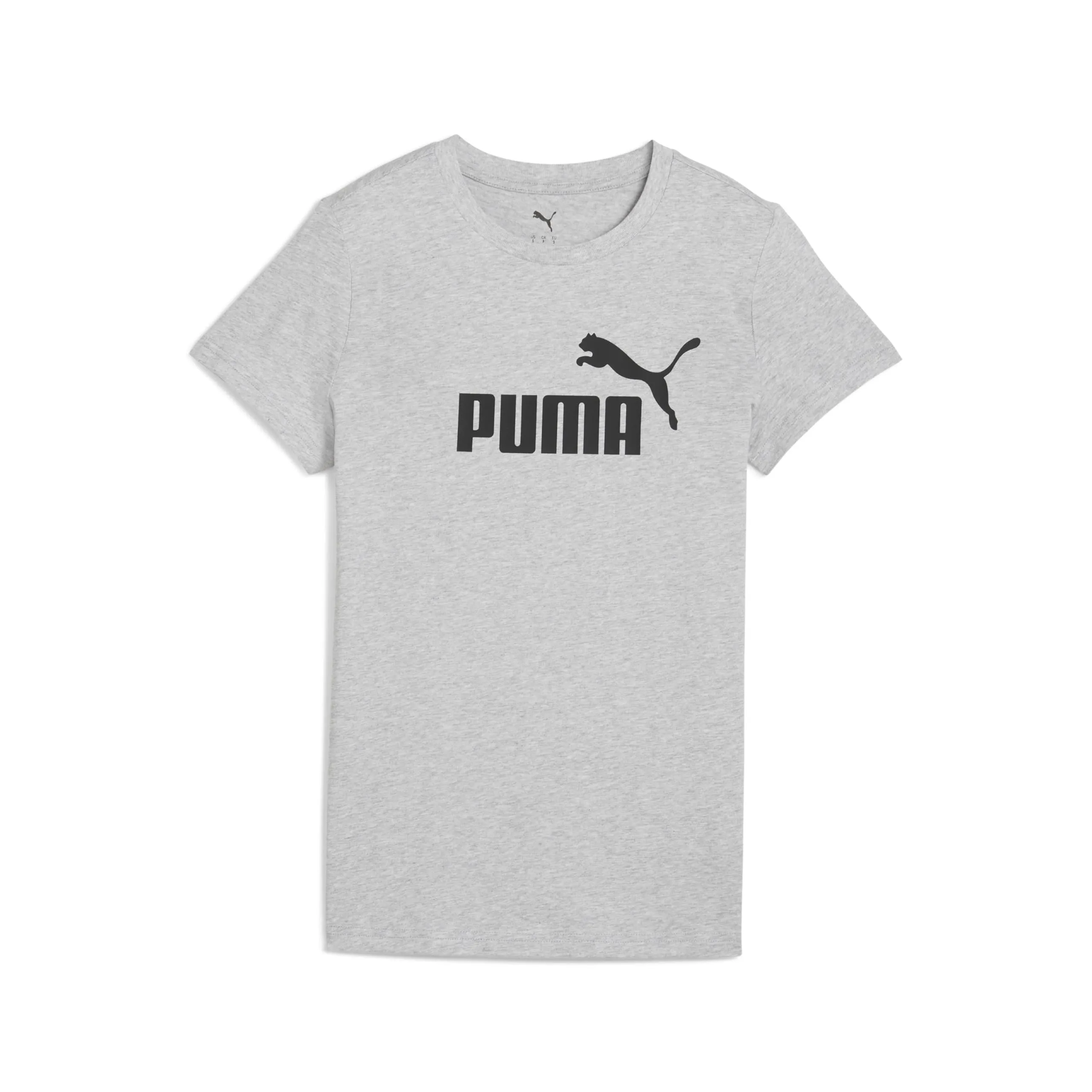PUMA Ess No. 1 Logo Tee, Magliette Unisex - Adulto, Light Gray Heather, XXL