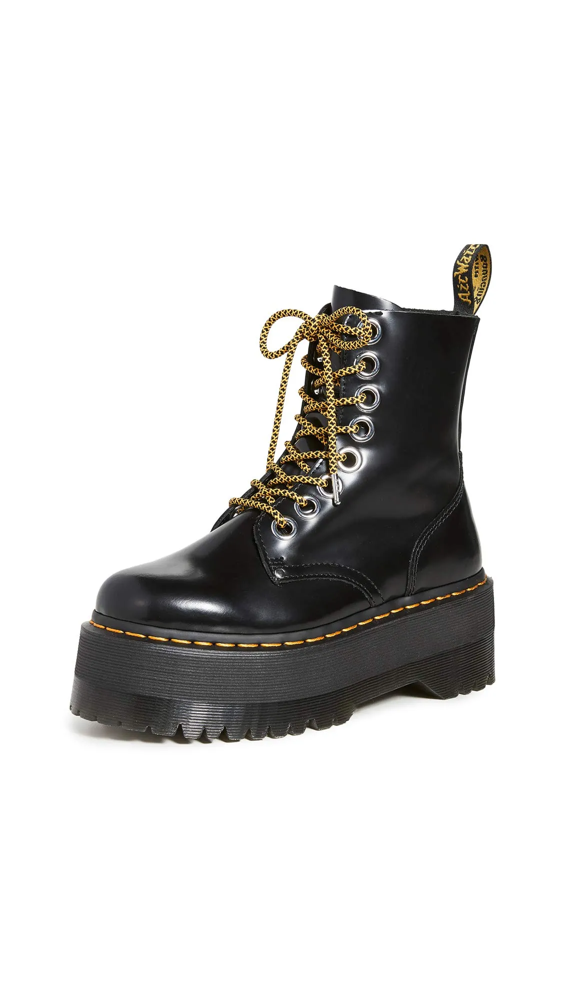 DR MARTENS 8 Tie Boot, Anfibi Unisex-Adulto, Black, 38 EU
