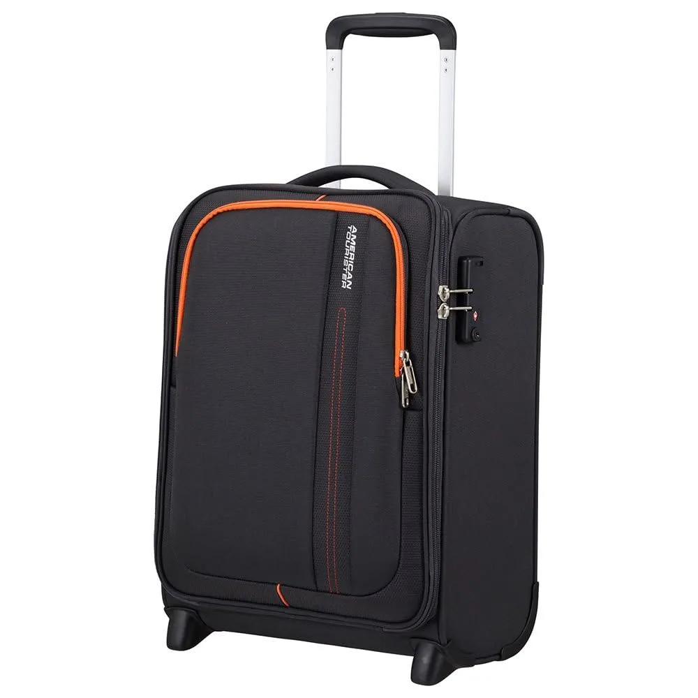 American Tourister Sea Seeker - Upright S, Bagaglio a mano, 45 cm, 28L, Grigio (Charcoal Grey)