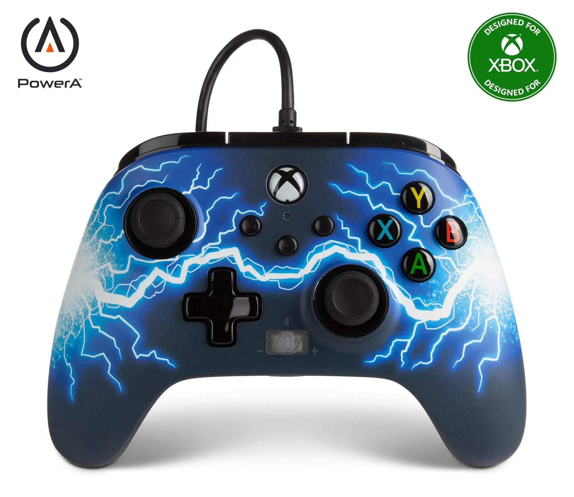 Controller cablato avanzato PowerA per Xbox Series X|S - Fulmine