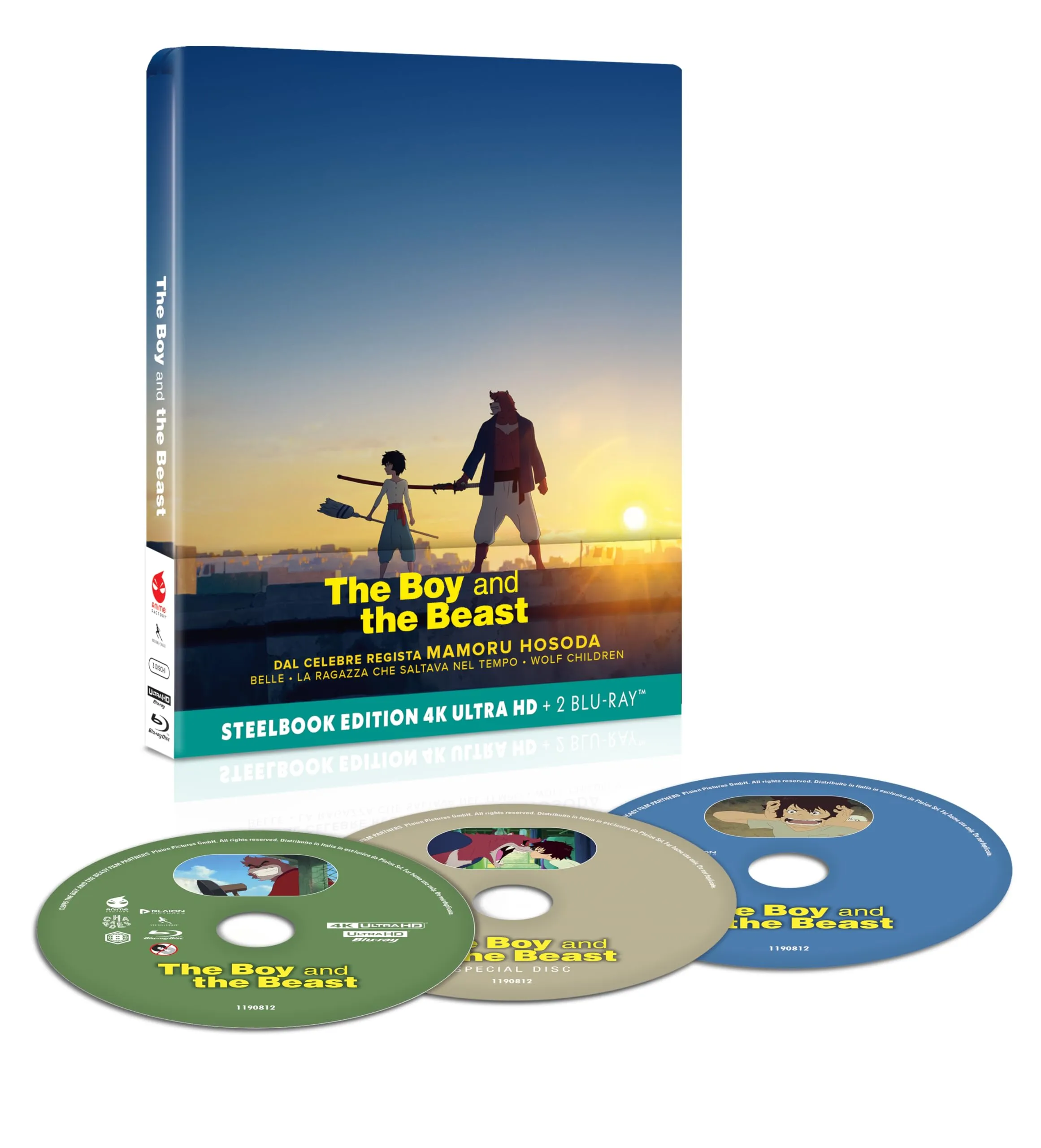 The Boy And The Beast (4K UHD+Blu-ray)(Steelbook)