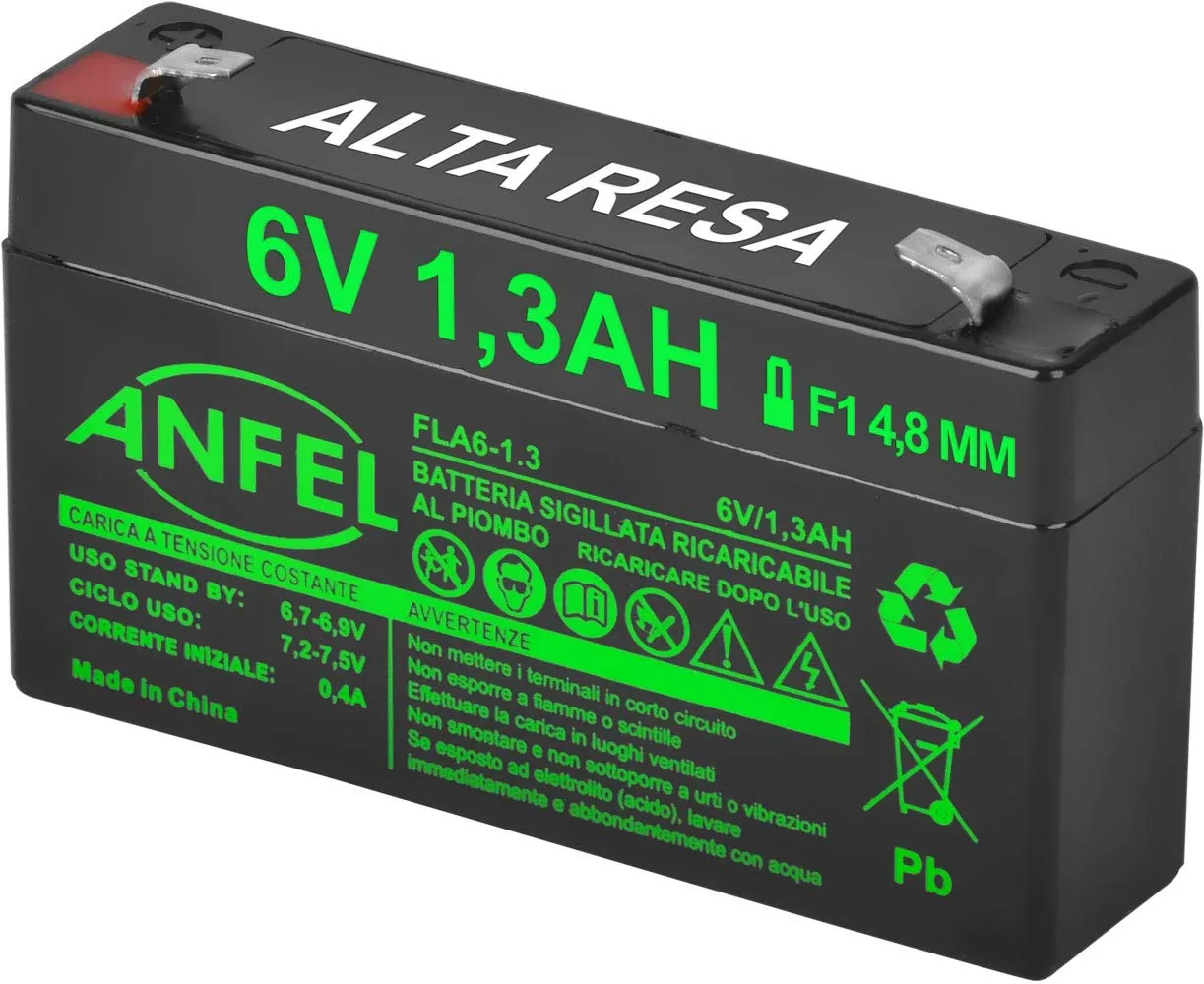 Batteria Lead Acid AGM 12V 16Ah Al Piombo Ricaricabile Ciclica Pila batteria Ermetica Batterie di ricambio per Carrelli Golf Cars Carrozzina Tagliaerba Scooter Trattorino Tosaerba