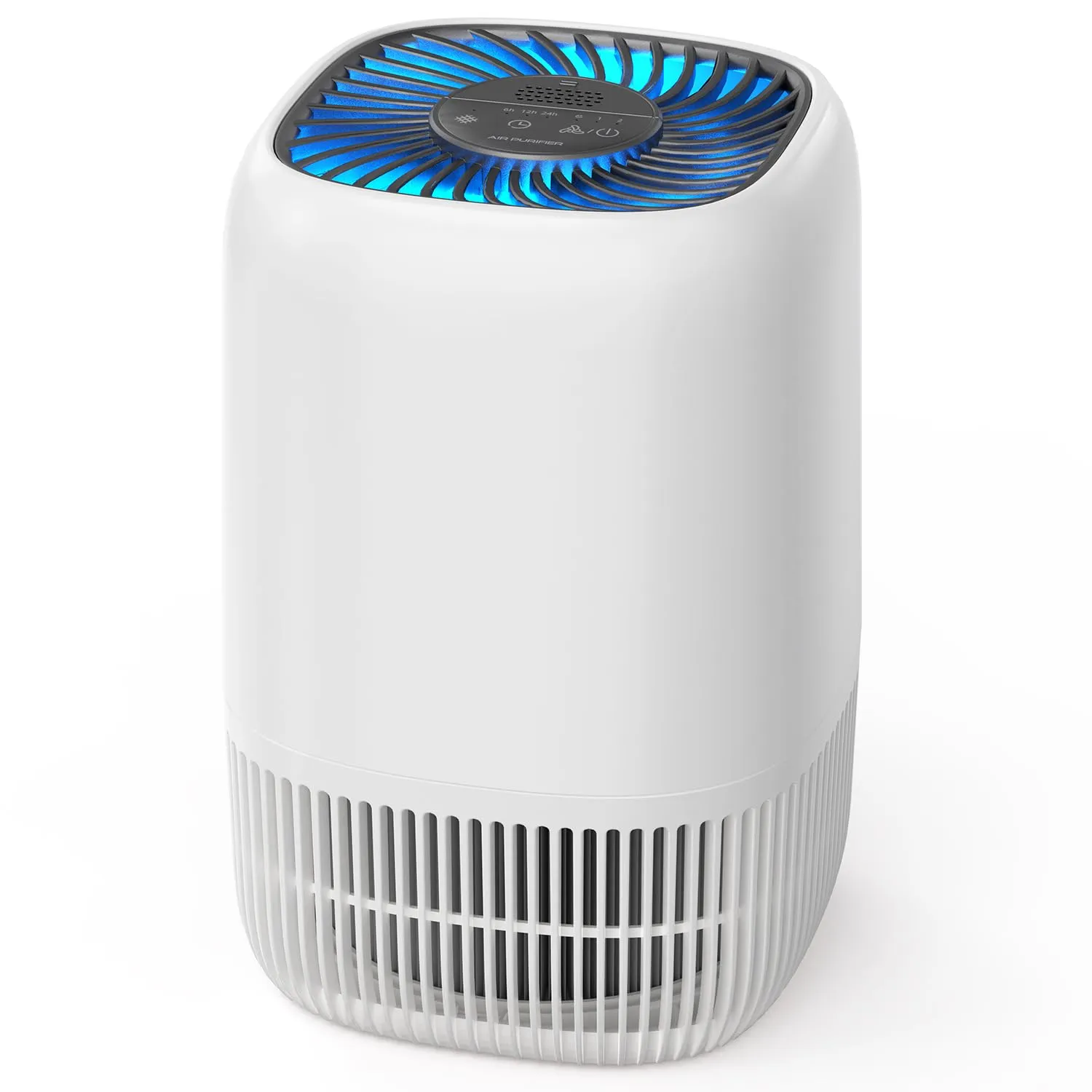 AROEVE Purificatore d'Aria con Filtro HEPA H13 a 3 Stadi, Risparmio Energetico 5W & Silenzioso 22 dB, Rimuove Polline Fumo Peli di Animali, Funzione Diffusione Aromi, per Stanze fino a 20㎡