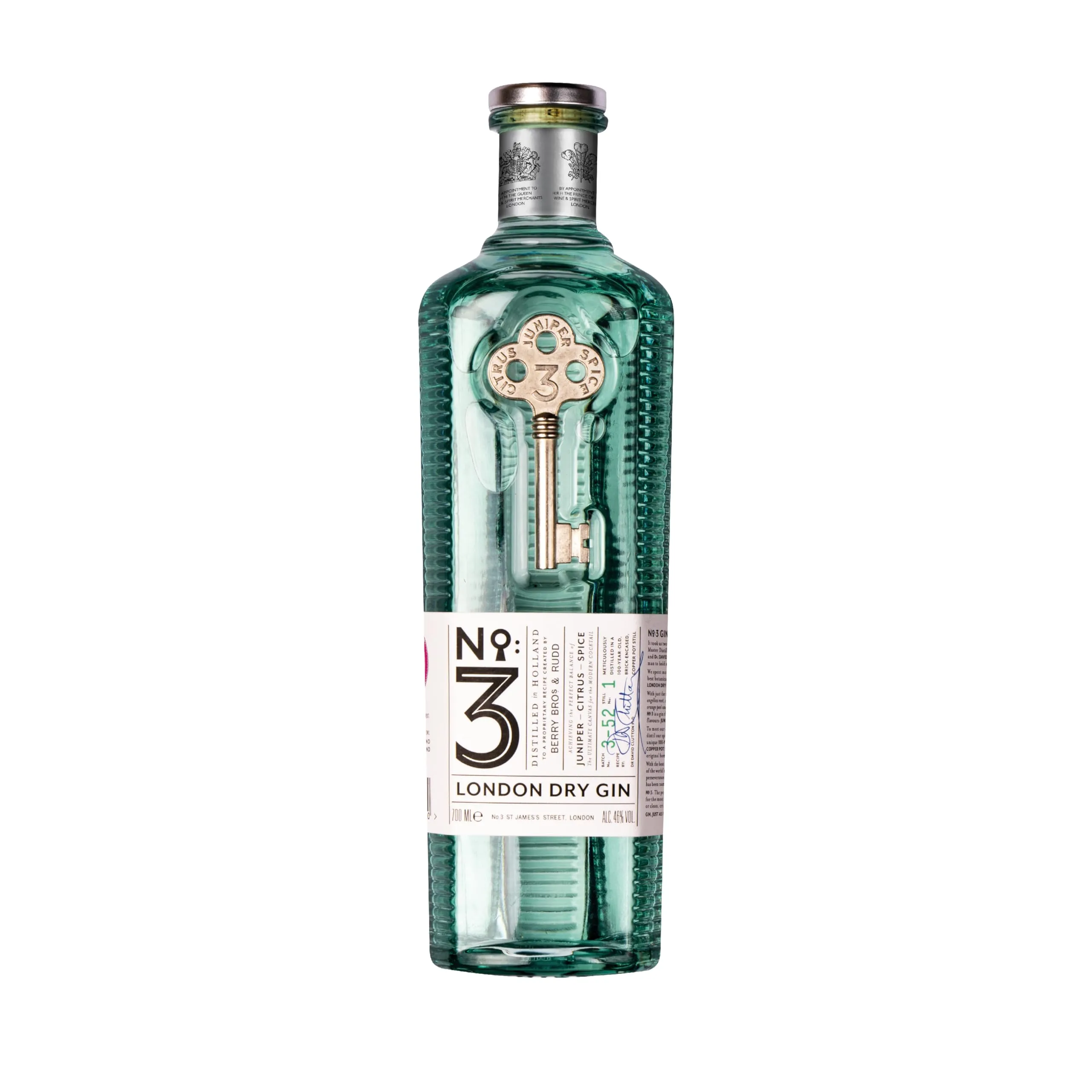 No.3 London dry gin 70 cl