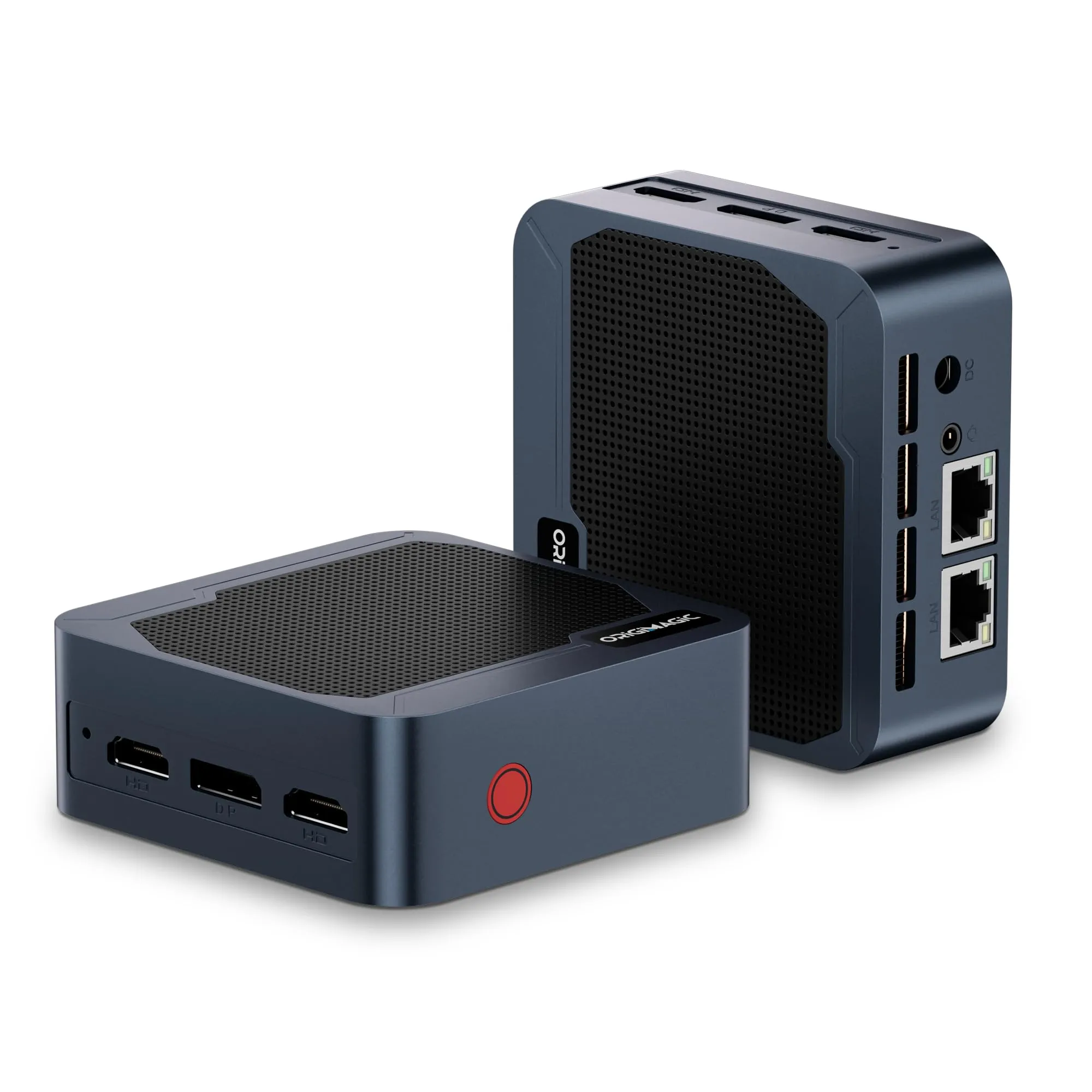 origimagic Mini PC N97 Processore C1(fino a 3,6 GHz) 16 GB DDR4/512 GB SSD, mini desktop pc per Pre-OS11 pro/WiFi 5/ BT5.1/RJ45/HDMI 2.0/4K UHD triplo schermo, PC per casa/aziende/istruzione