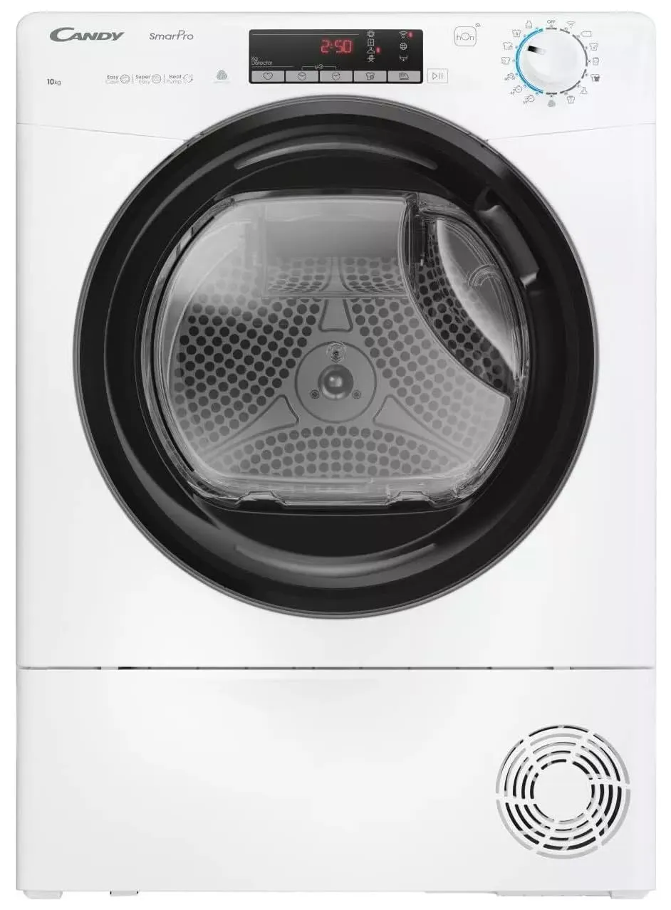 CROE H10A2TBE-S - Asciugatrice con pompa di calore, 10 kg, Caricamento Frontale, Classe energetica A++