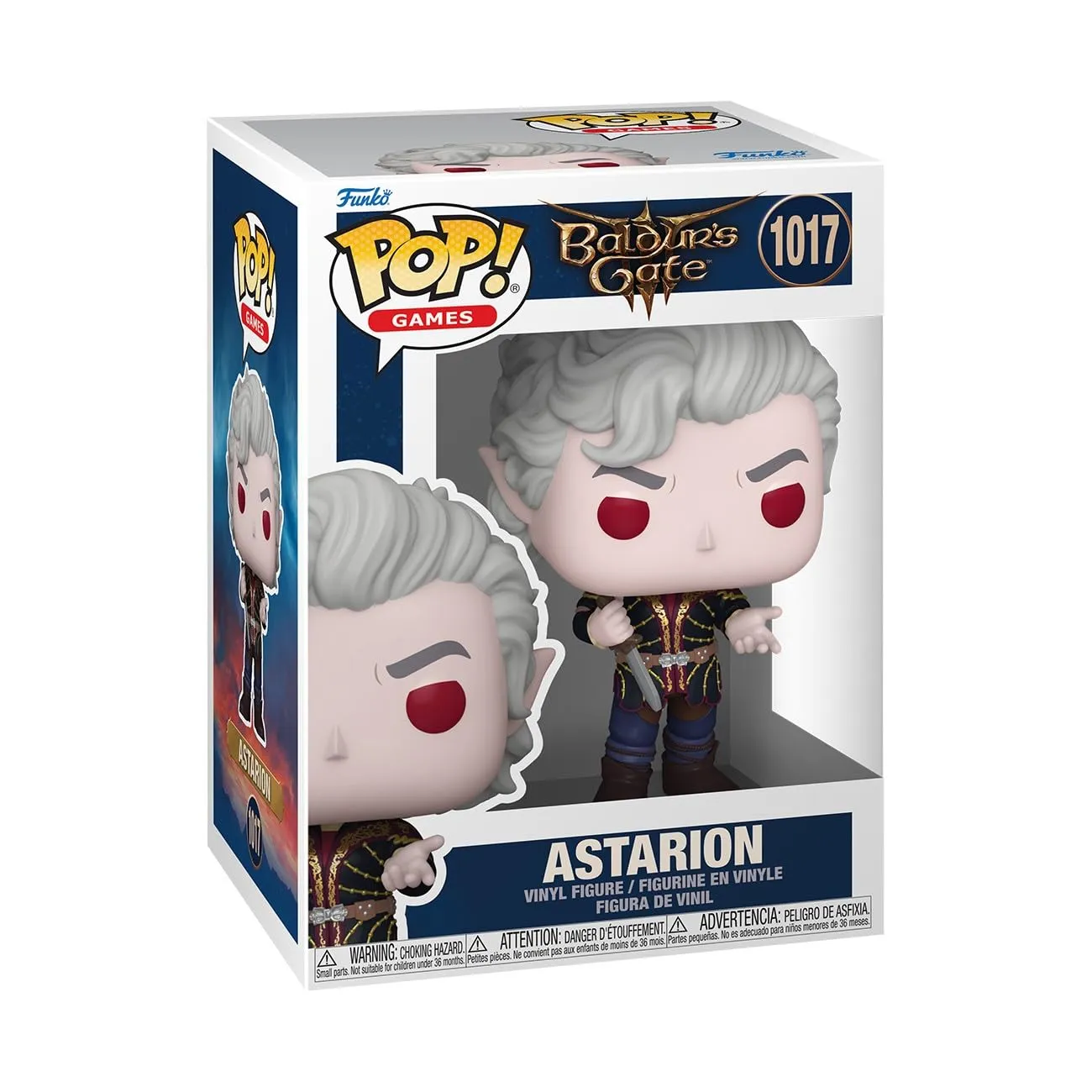 Funko Pop! Games: Baldur's Gate - Astarion - Probabilità di 1/6 per la Variante Chase - Baldur's Gate 3 - Figura in Vinile da Collezione - Idea Regalo - Merchandising Ufficiale - Video Games Fans