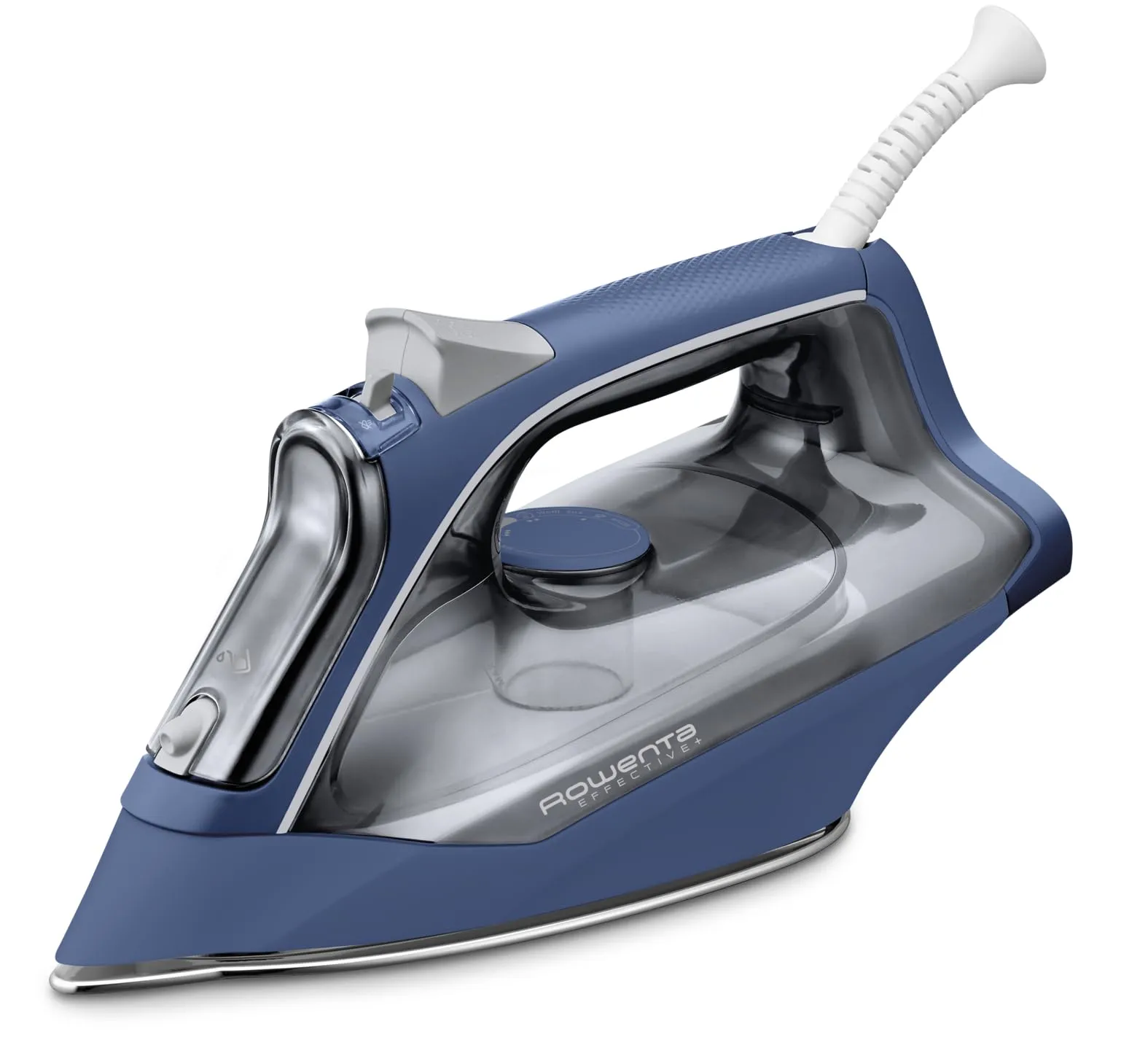 Rowenta Ferro da Stiro Effective DX1636, Potenza 2400W, Emissione Vapore fino a 40 g/Minuto, Colpo Vapore 120 g/Minuto, con Serbatoio dell'Acqua e Piastra Antigraffio, per Risultati Duraturi