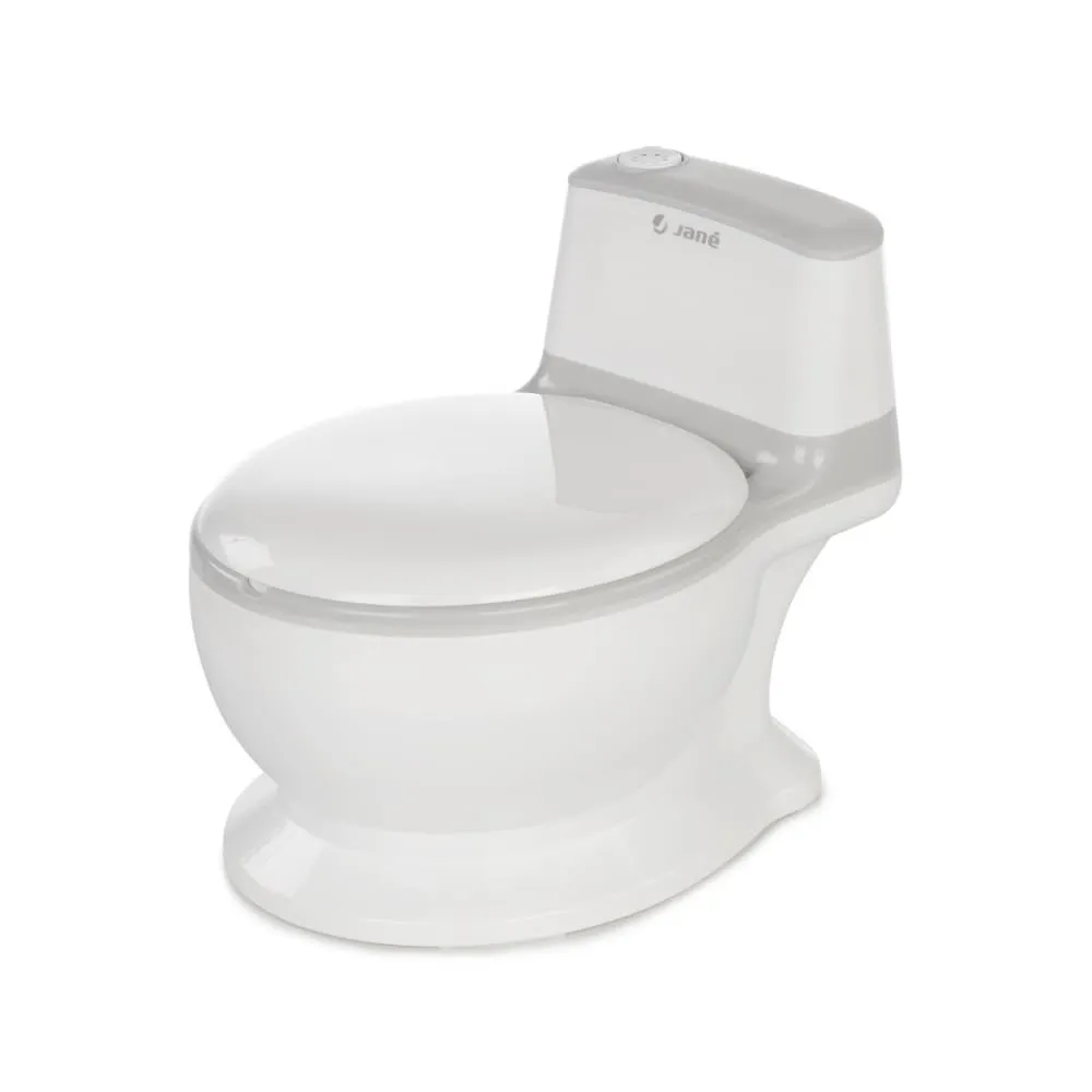 Jané First Potty - Vasino per l'apprendimento, con suono, facile da pulire, antiscivolo, antischizzo, vaschetta rimovibile