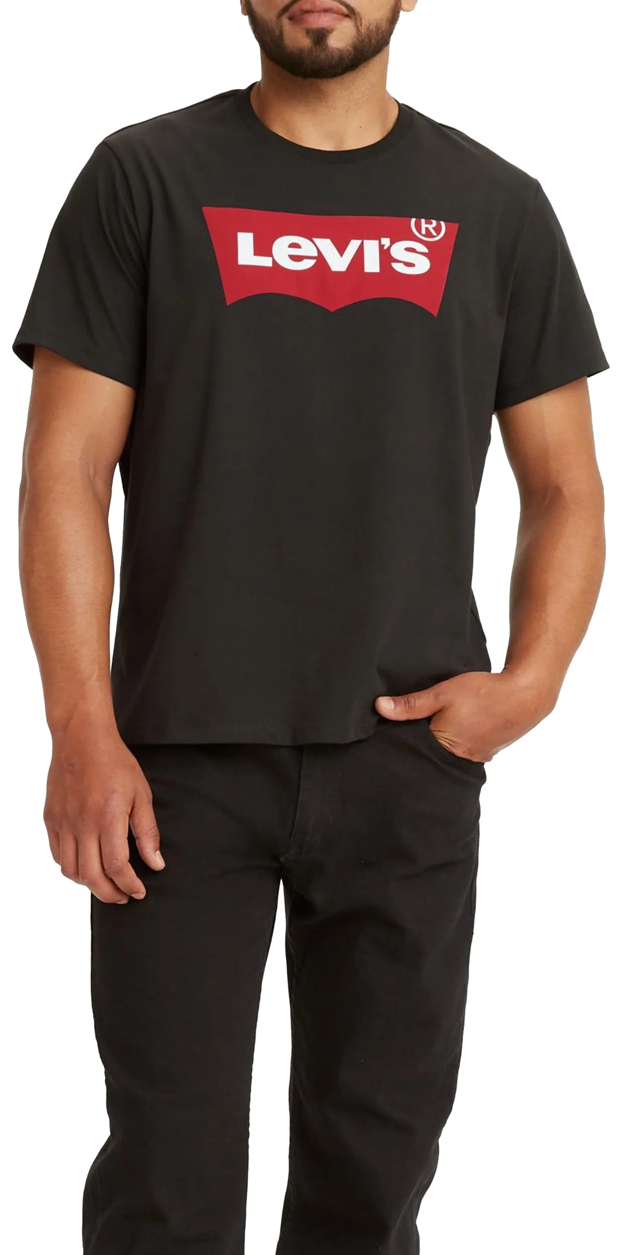Levi's Graphic Set-in Neck, T-Shirt Uomo, Nero (Hm Bla), S