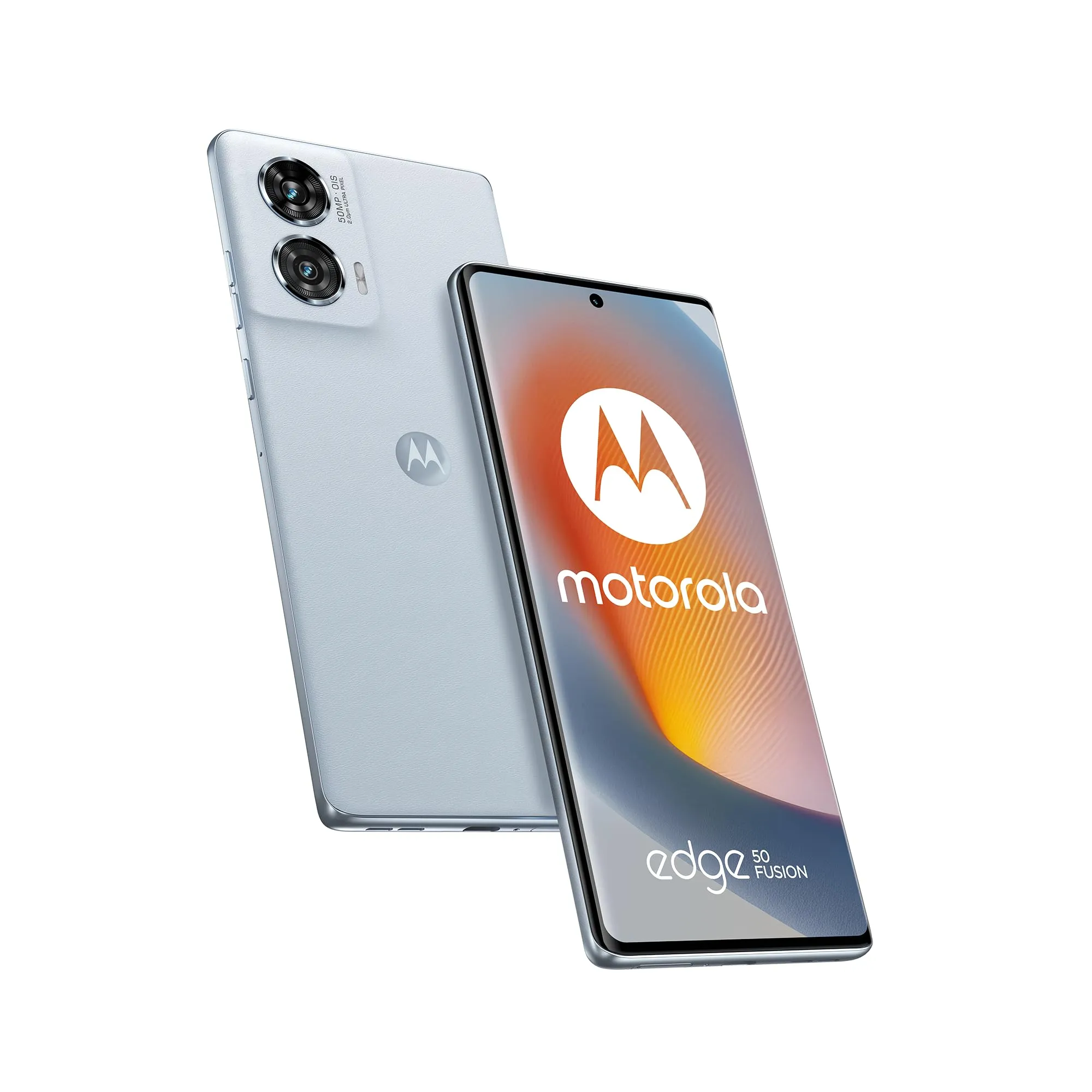 Motorola edge 50 fusion (12/512 GB, Doppia camera 50+13MP, Display 6.67" pOLED FHD+ 144Hz, IP68, Snapdragon 7s Gen 2, batteria 5000mAh, Dual SIM, Android 14), Marshmallow Blue