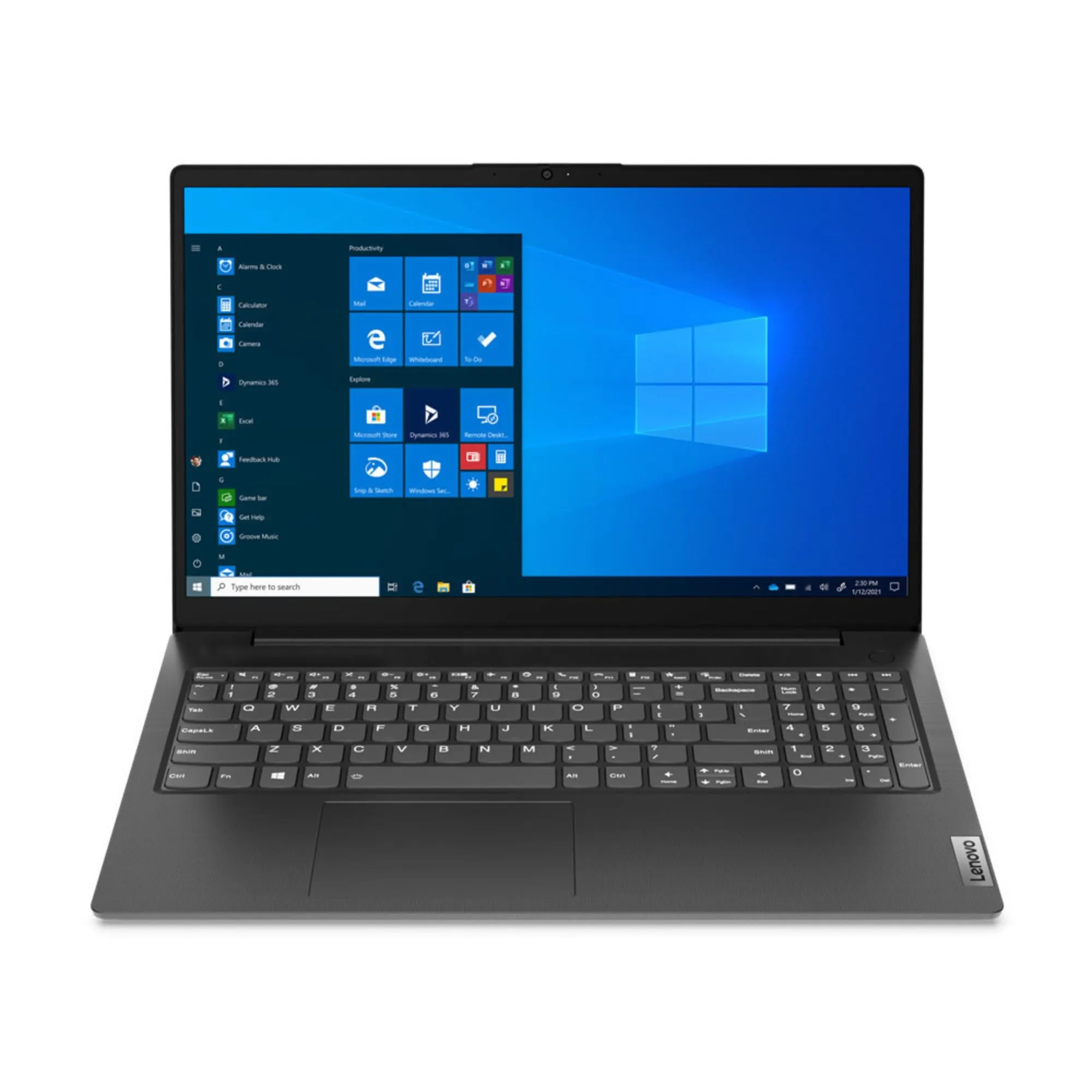 Lenovo V15 Intel i3-1215U Computer portatile 39,6 cm (15.6") Full HD 8 GB DDR4-SDRAM 256 GB SSD Wi-Fi 5 (802.11ac) Windows 11 Pro Nero