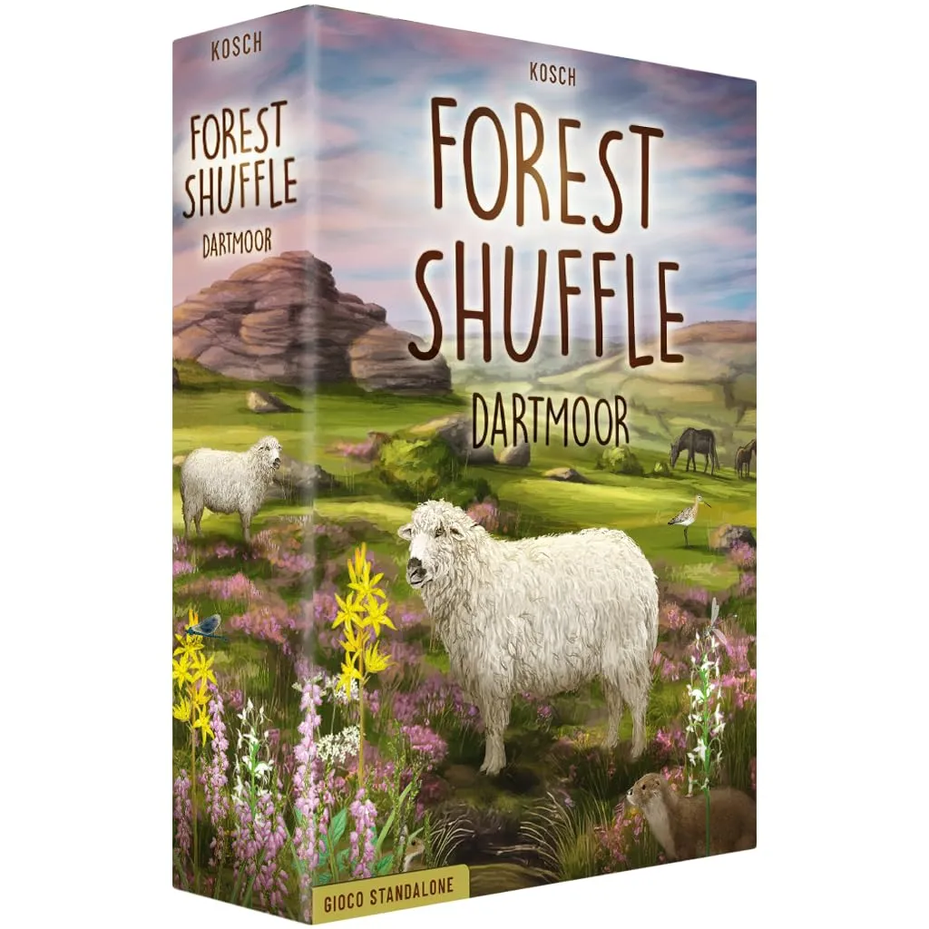 Asmodee Forest Shuffle Dartmoor, Gioco da Tavolo, dai 10 Anni in su, da 2 a 5 Giocatori, Edizione in Italiano