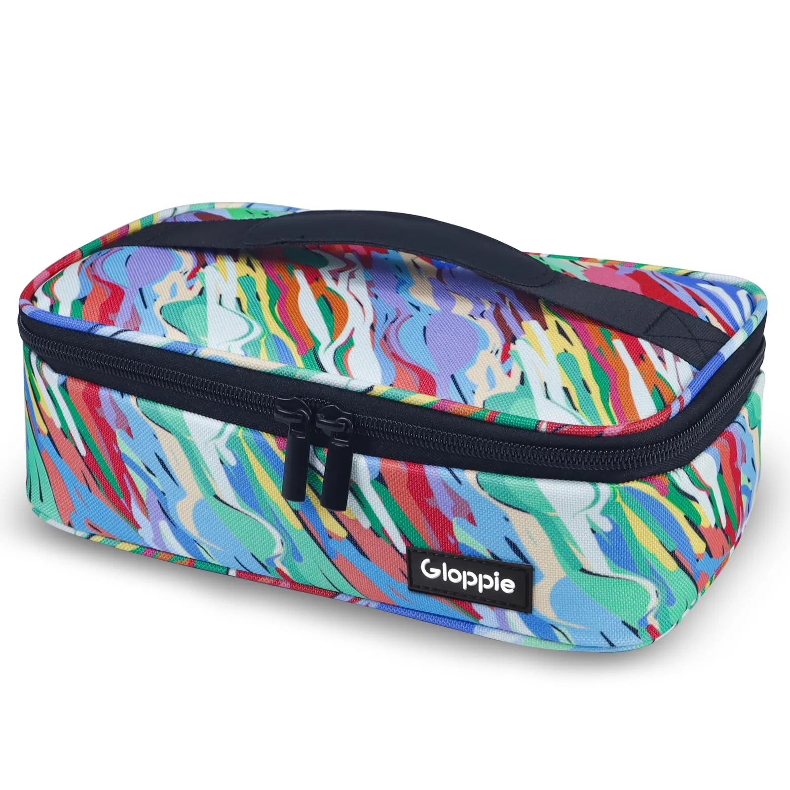 Gloppie Mini Frigo Portatile Isotermica Borsa Termica per Alimenti Borse Mare Frigo da Campeggio Multifunzionale Cooler Bag Borsetta Borsa Viaggio, Acquerello