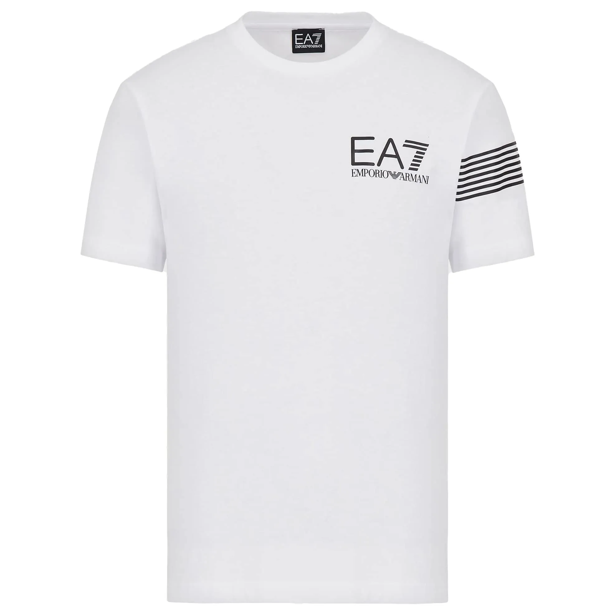 Emporio Armani Maglietta T-Shirt Uomo EA7 6KPT03 PJ3BZ1, Manica Corta, Girocollo, Veste Regolare (Bianco, L)