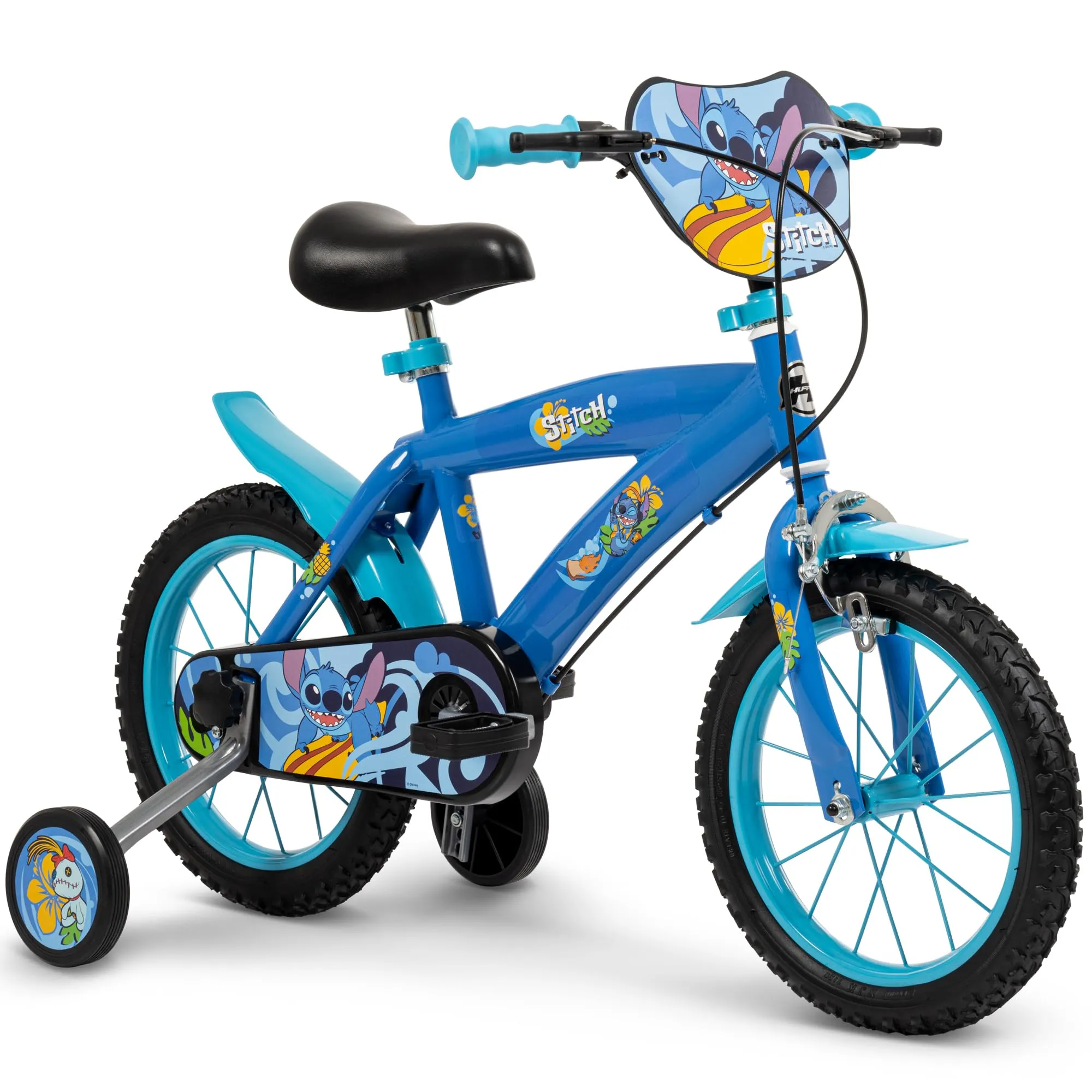 TOIMSA Stitch 14" Bike, Biciclette per Bambini Unisex-Baby, Blu, S