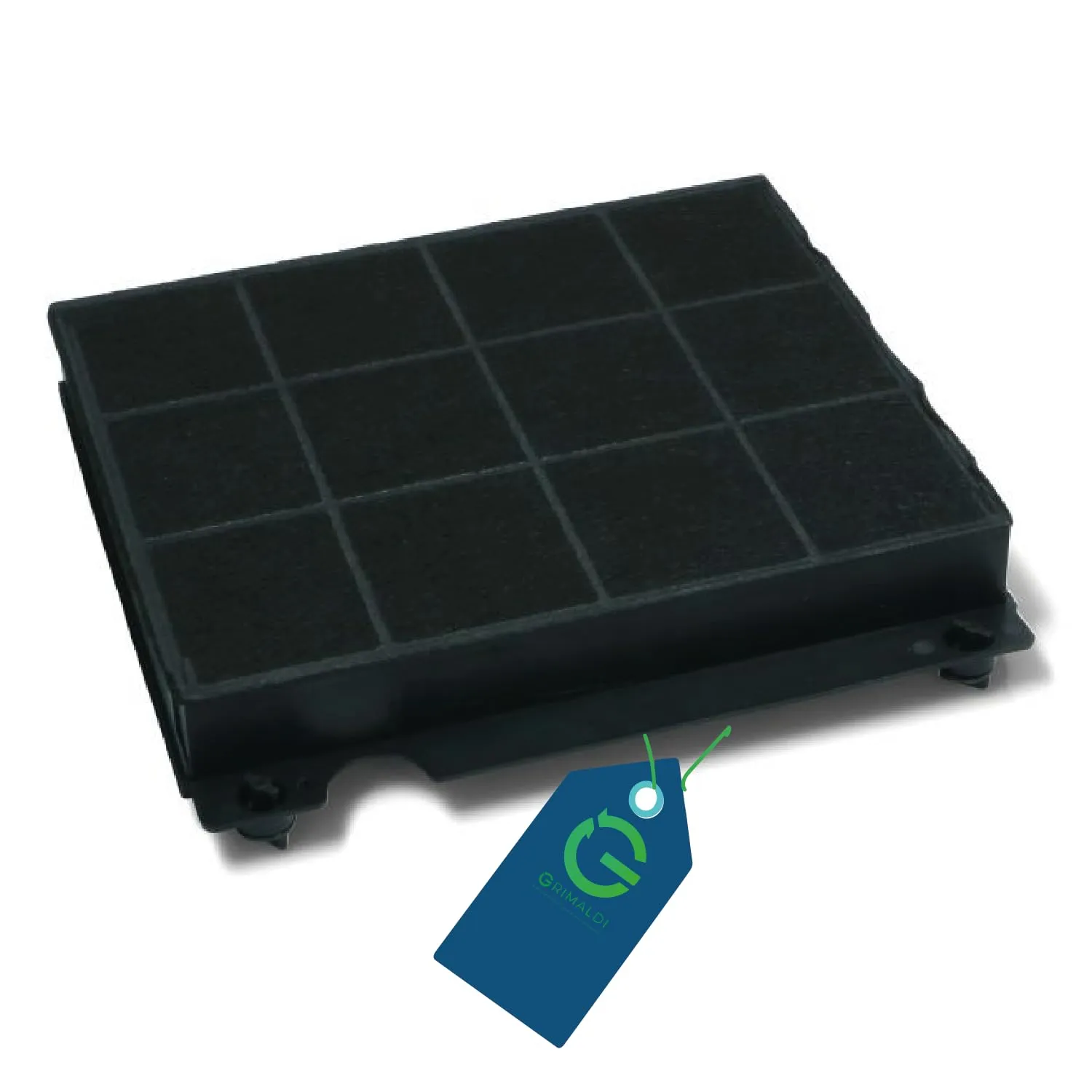 G GRIMALDI Filtro Carbone Attivo Cappe Compatibile con Elica Codice F00333 | Ricambio sostitutivo per TurboAir Codici 9029793818 – 00647734 | Anti Odore per Aspirazione e Ricircolo