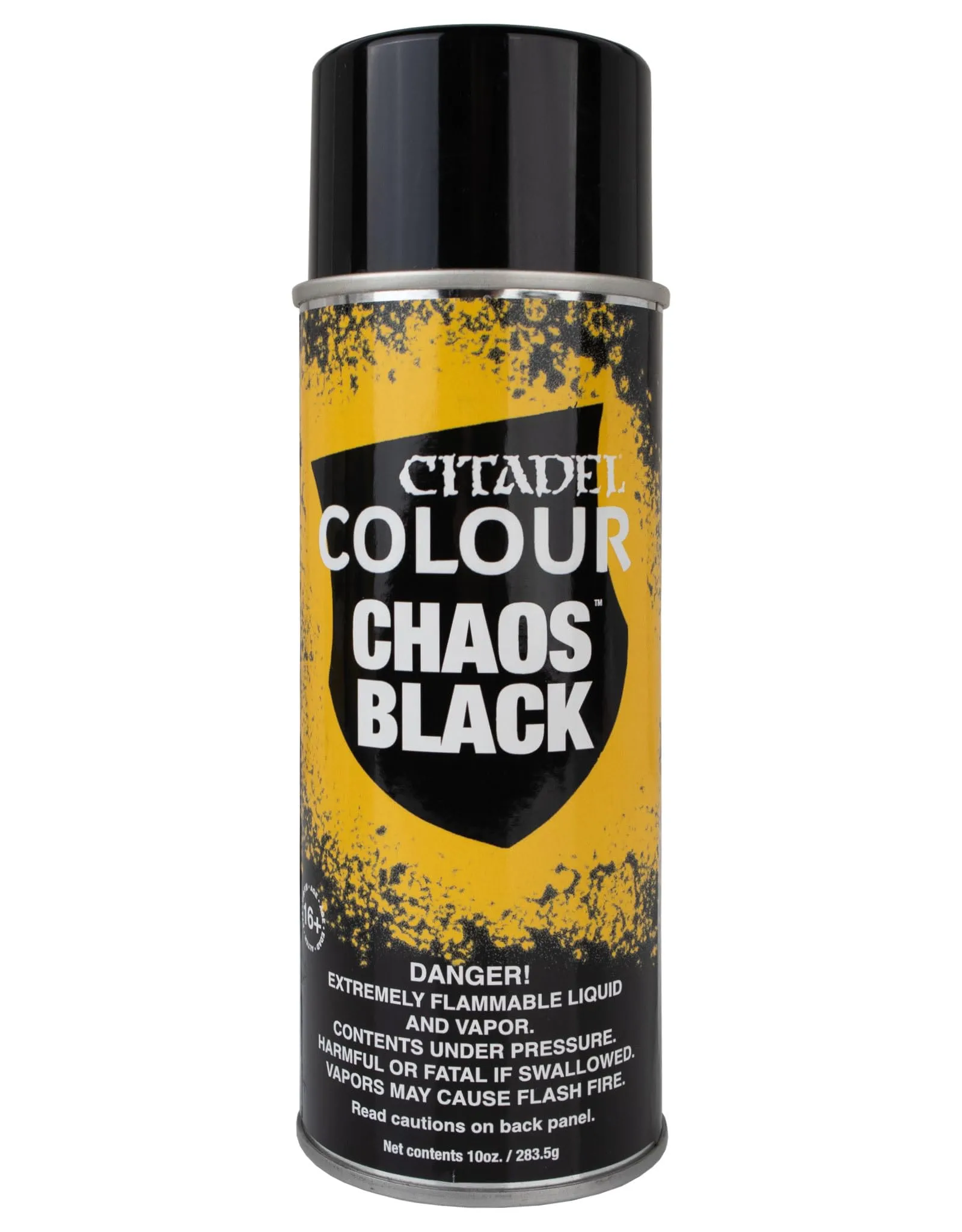 Games Workshop Citadel Bombe Sous-couche - Aérosol Chaos Black