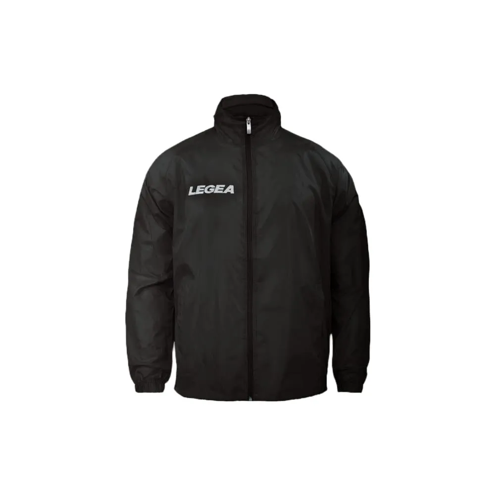 Legea K201B, Rain Jacket Italia, Unisex-Adulto, Nero, S