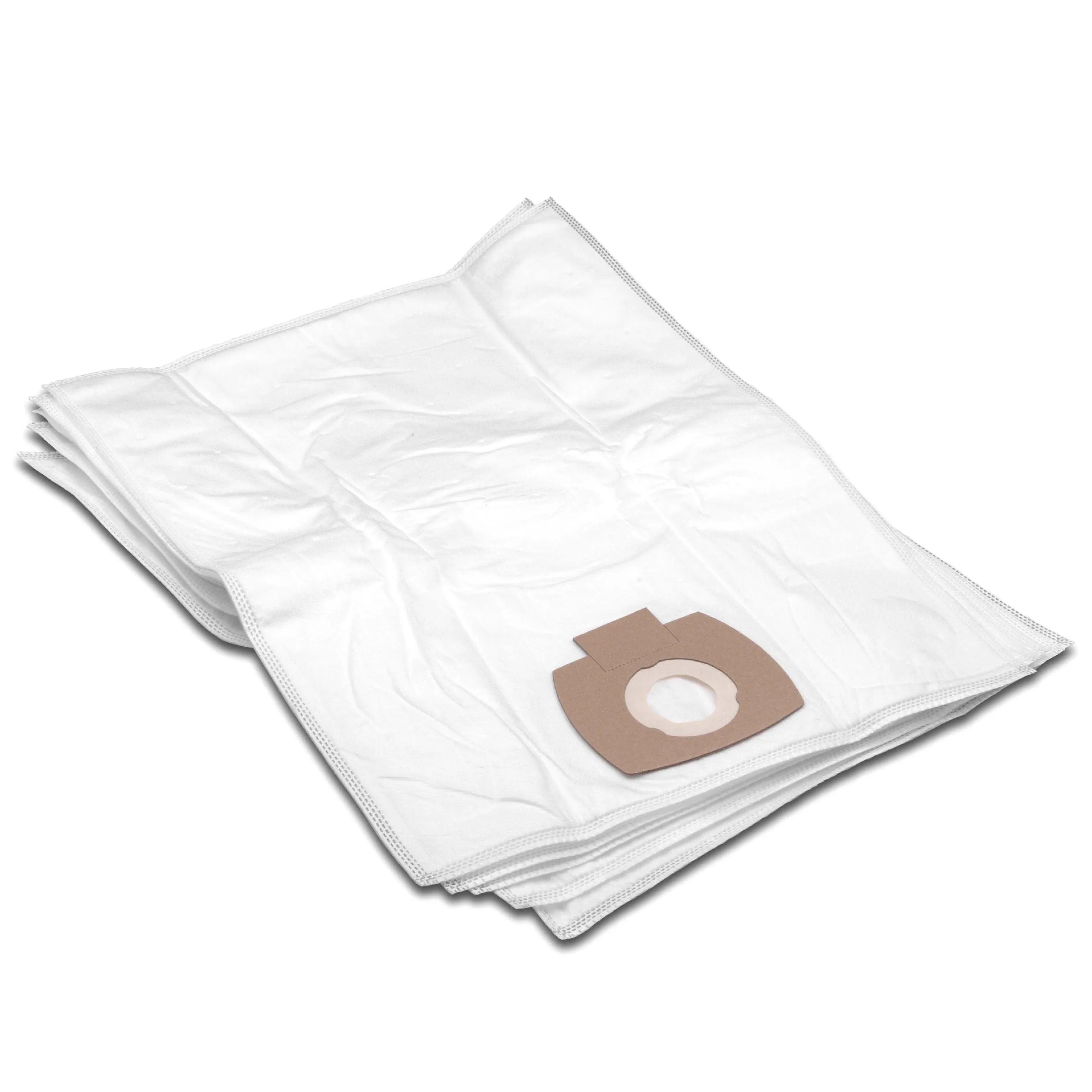 vhbw 5x sacchetti compatibile con Makita 446L, VC2010L, VC2021L, VC2511, VC2512L, VC3011L aspirapolvere - in microfibra, bianco