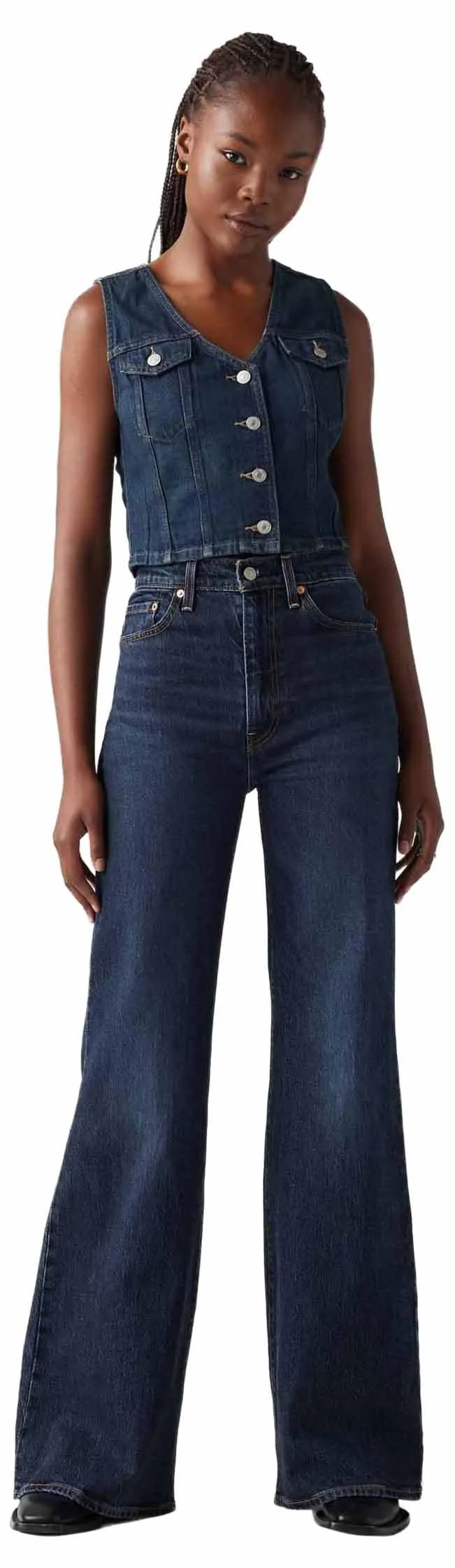 Levi's Ribcage Bells Sonoma Train, Sonoma Train, 27W x 30L