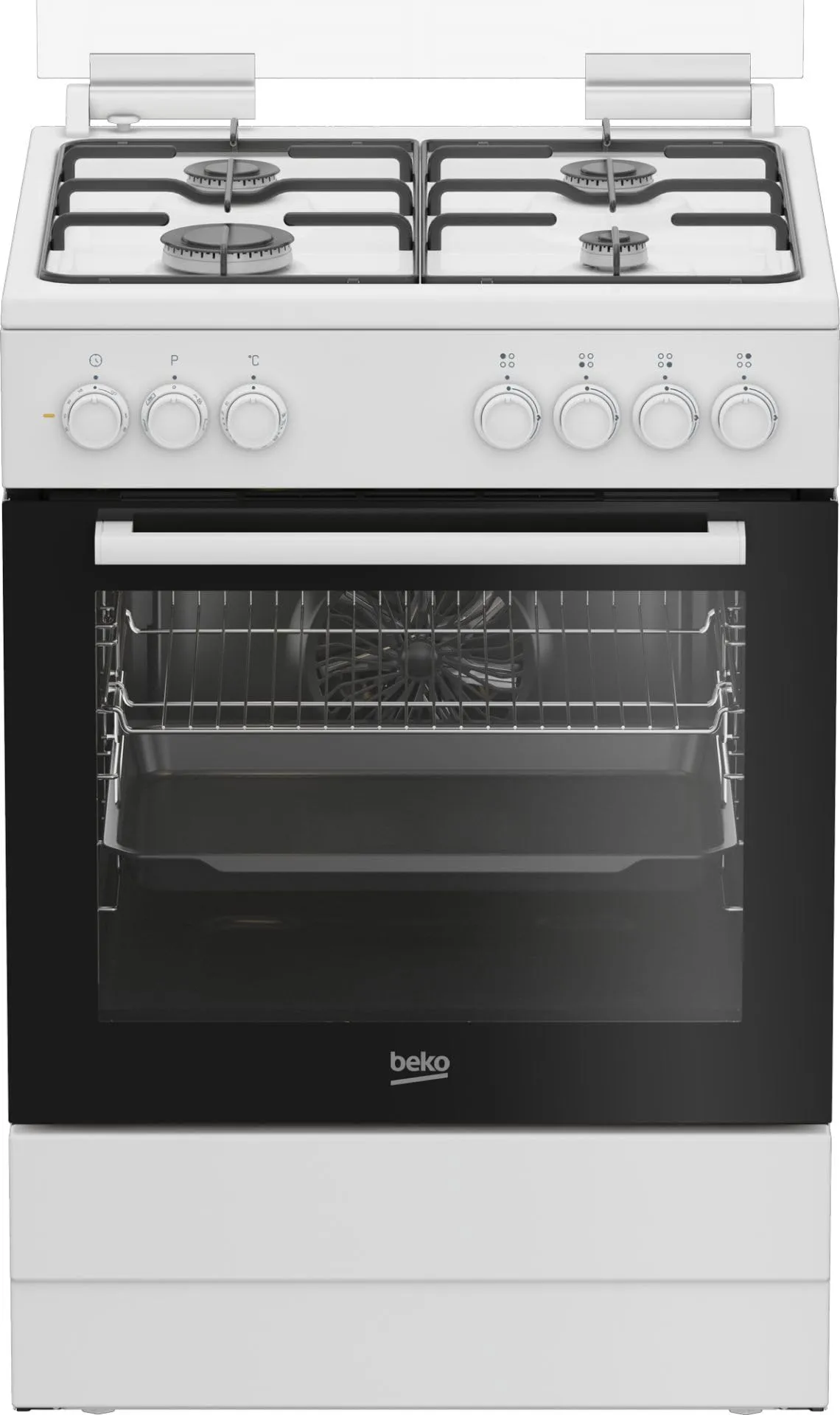 FBE62011WC - Cucina a gas con forno elettrico, 60x60 cm, Classe energetica A