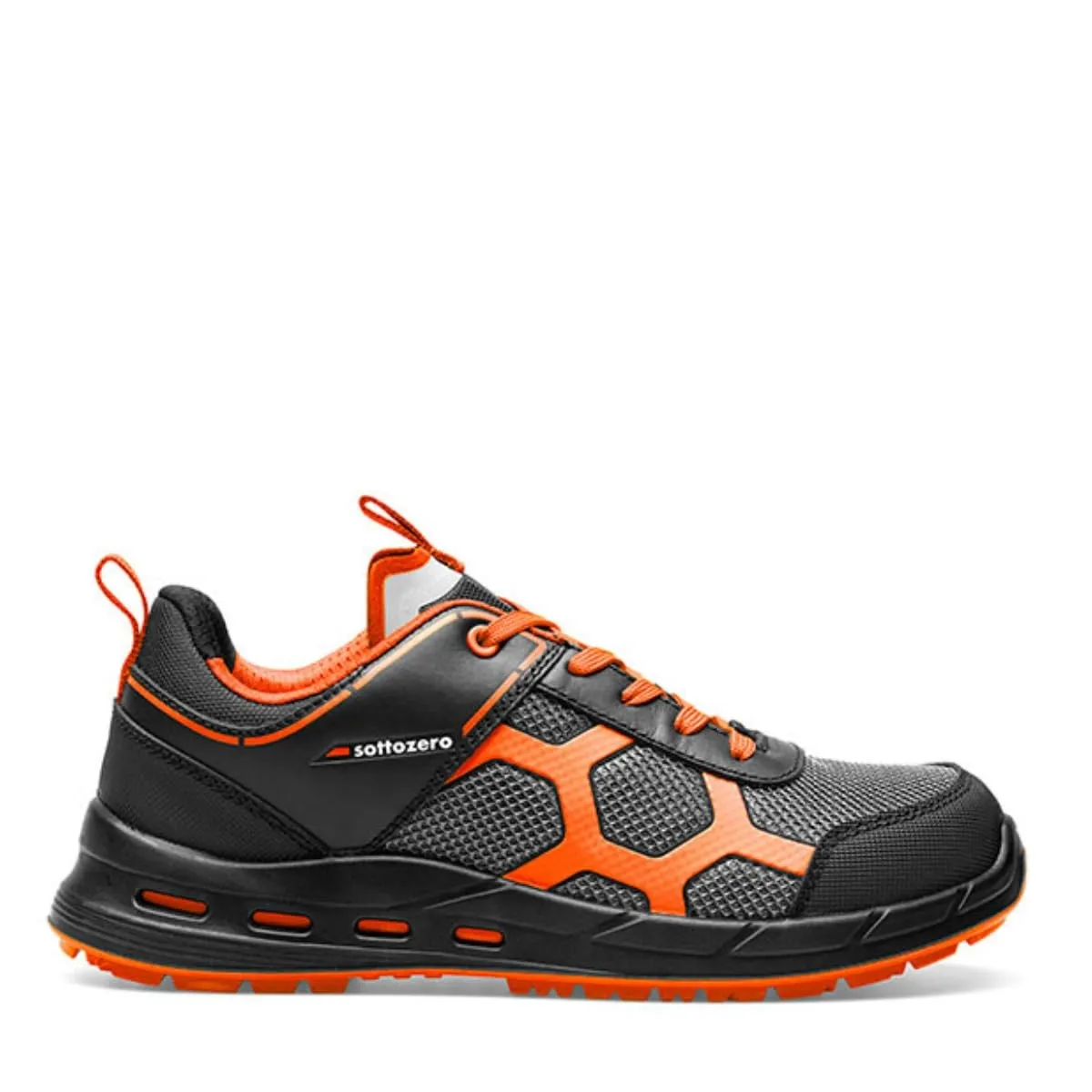 Sottozero Work SOCIM UFO S1PS ESD Scarpa Bassa Antinfortunistica da Lavoro Antiperforazione, Uomo/Donna (Arancione, Sistema Taglie Calzature EU, Adulto, Numero, Media, 36)