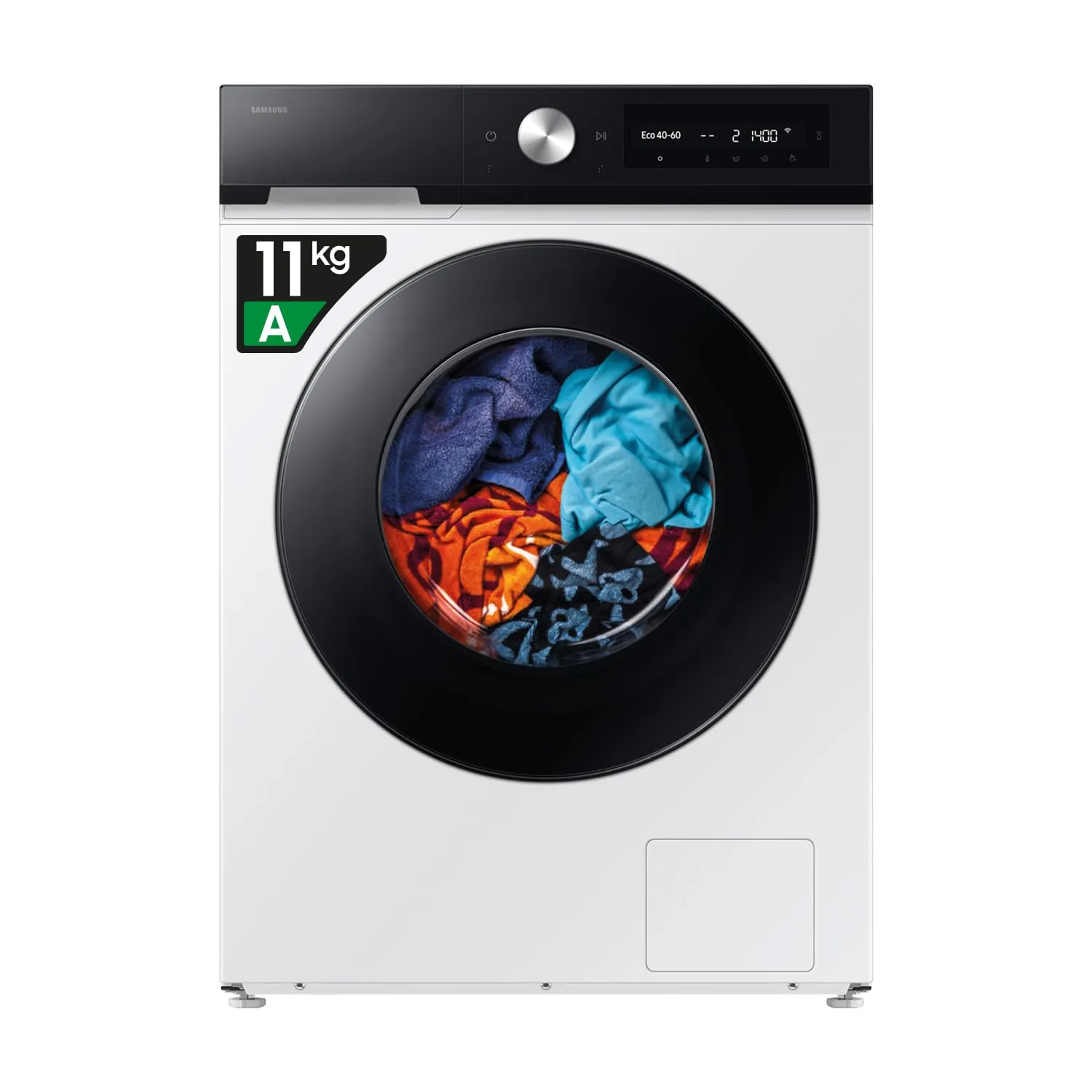 SAMSUNG WW11DB7B94GEU3 Lavatrice 11KG SmartThings e AI Ecobubbe™, Classe A, Bianco
