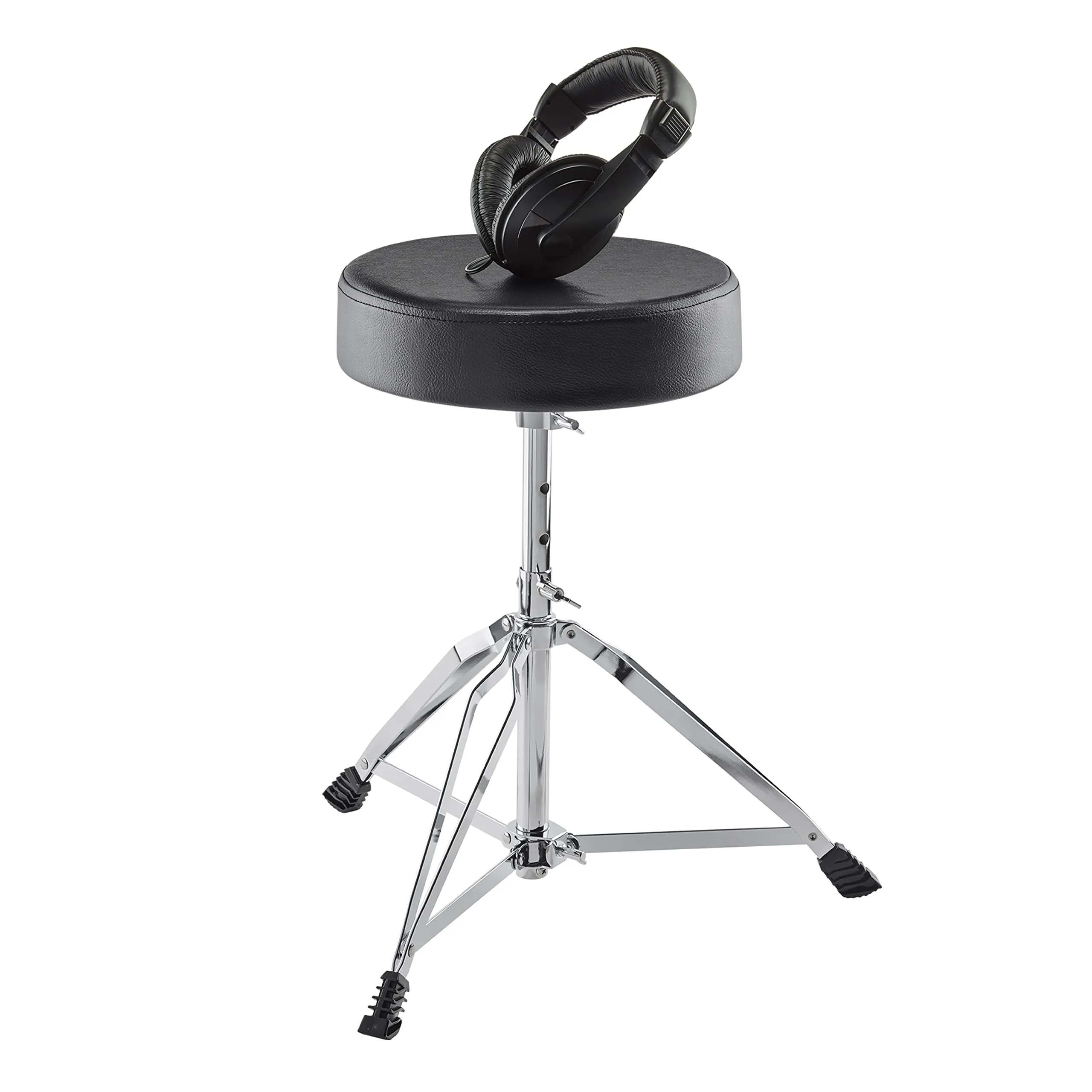 Alesis Drum Essentials Bundle - Pacchetto completo per kit di batteria elettronica con incluso uno sgabello e cuffie on-ear