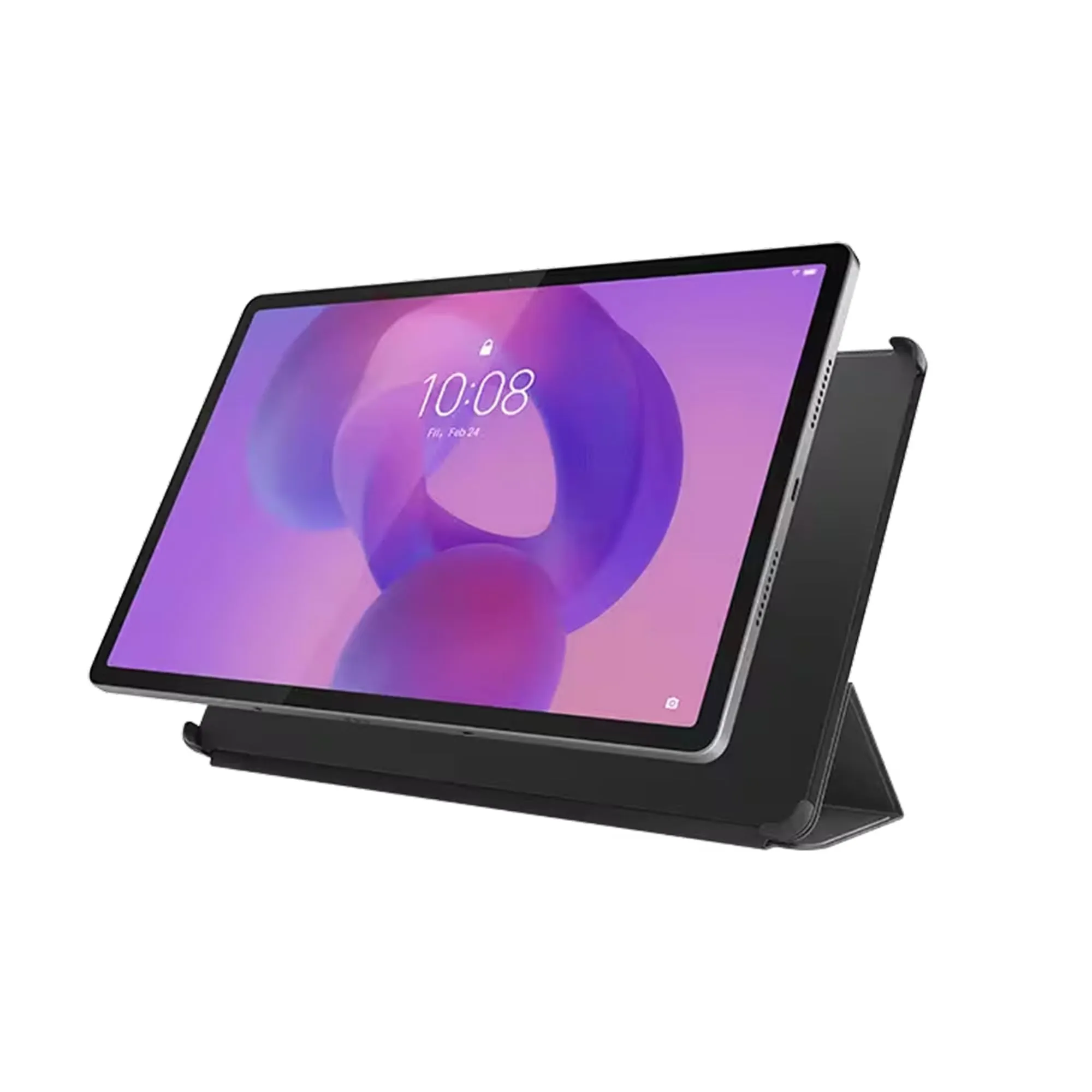 Lenovo Folio Idea Tab Pro (protezione dagli urti, pelle poliuretanica, facile da impugnare, funzione di riposo/attivazione, accoppiamento magnetico per penna ottica) - colore grigio